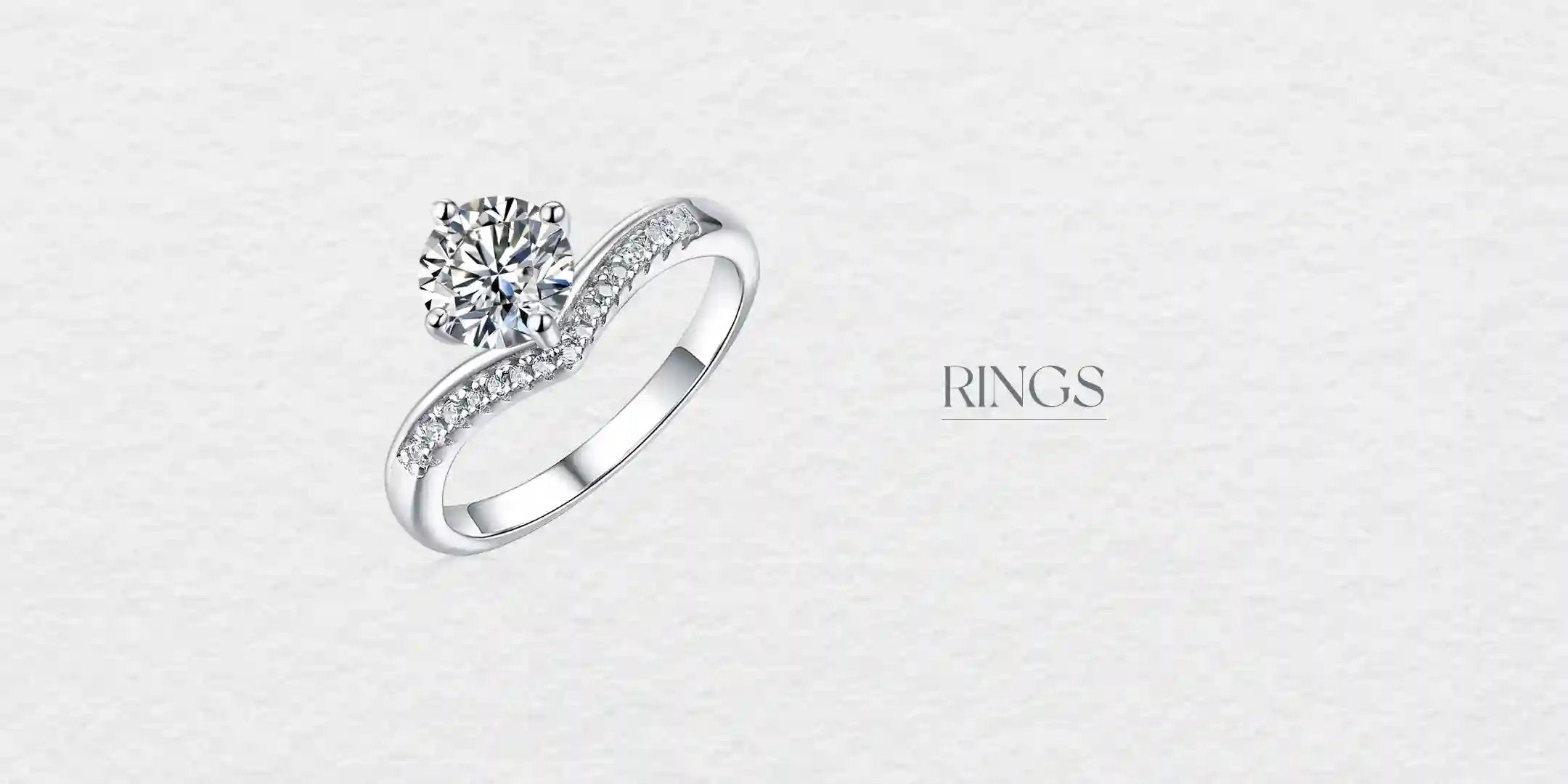 High Carbon Diamond Ring