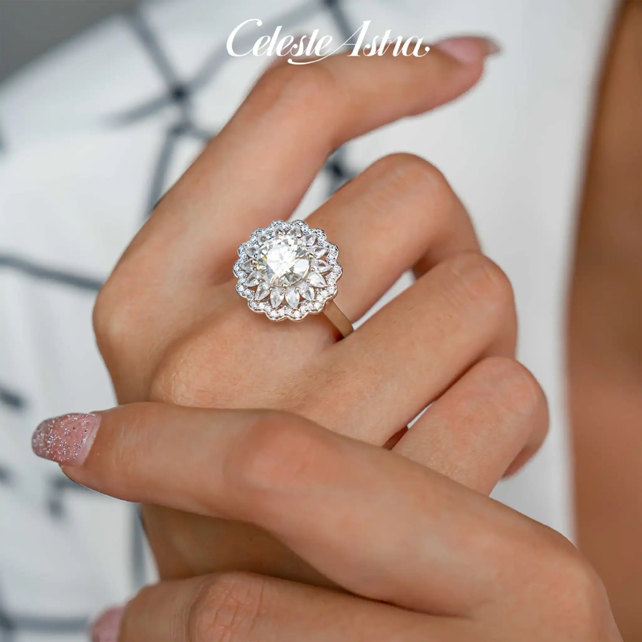 Blossom-Moissanite-Sterling-Silver-Ring-R3