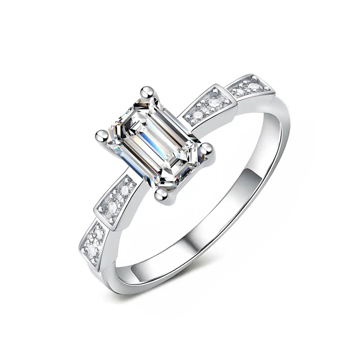 Castle-Moissanite-Sterling-Silver-Ring-R45