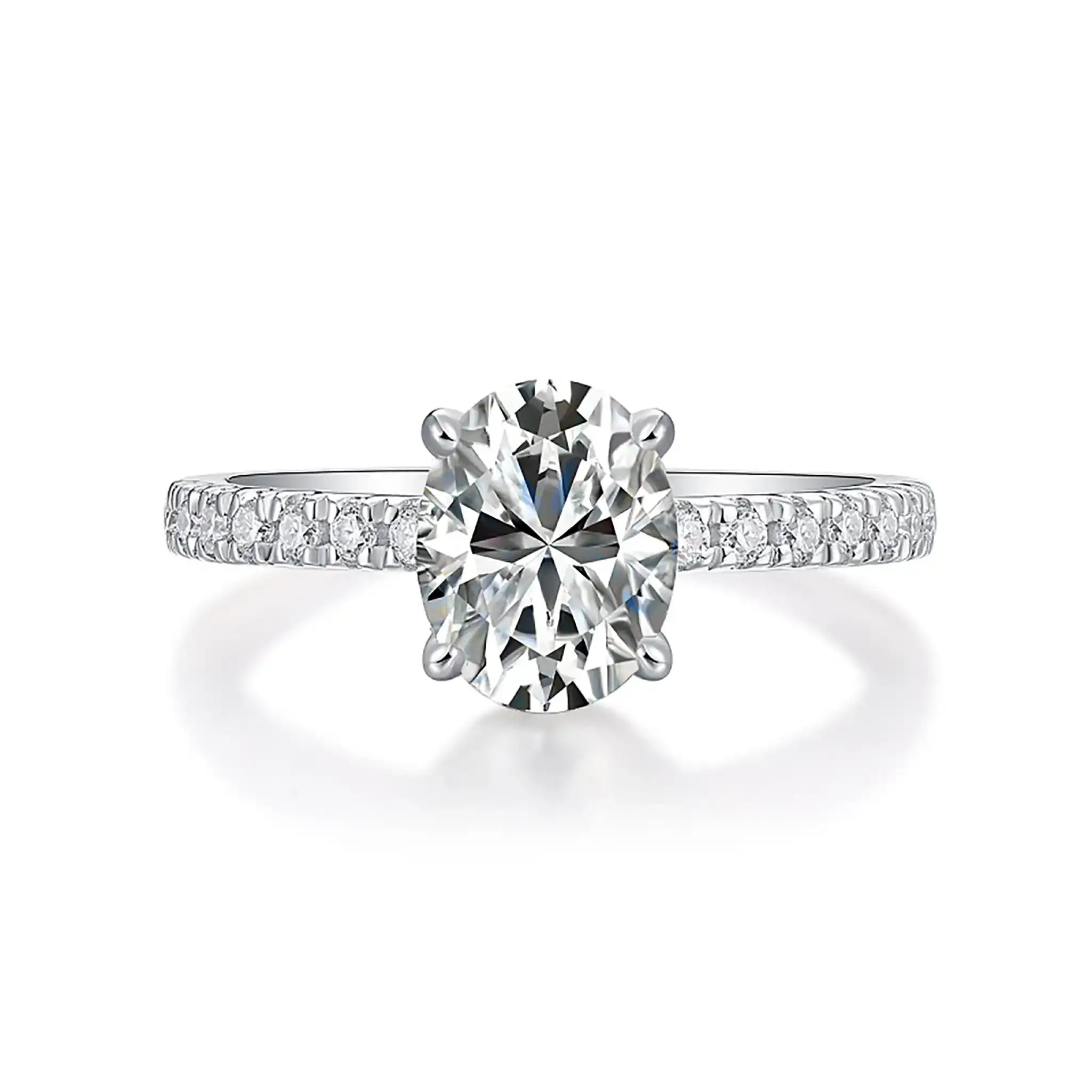Cinderella-Moissanite-Sterling-Sterling-Ring-R34