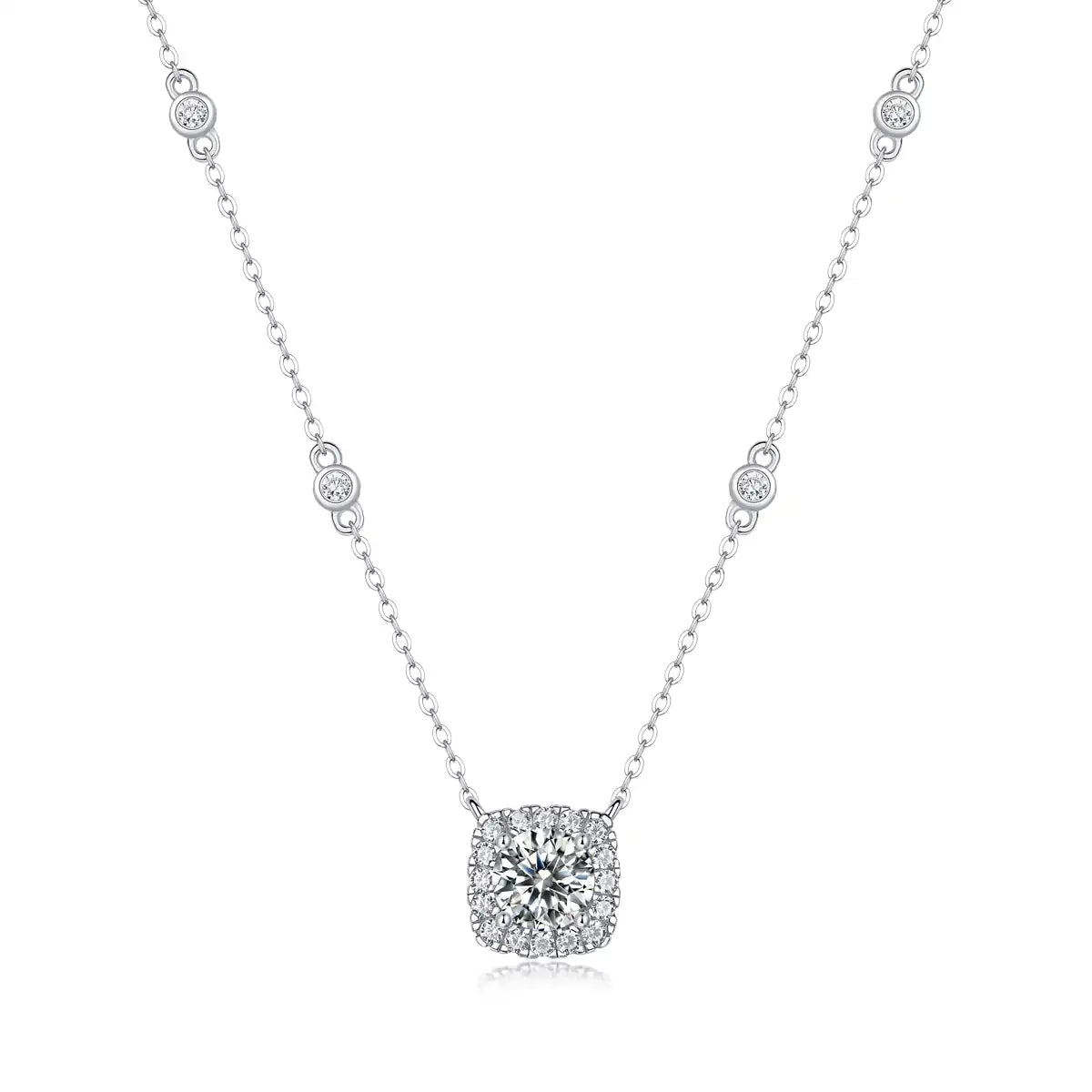 Clasp-Moissanite-Sterling-Silver-Necklace-N26