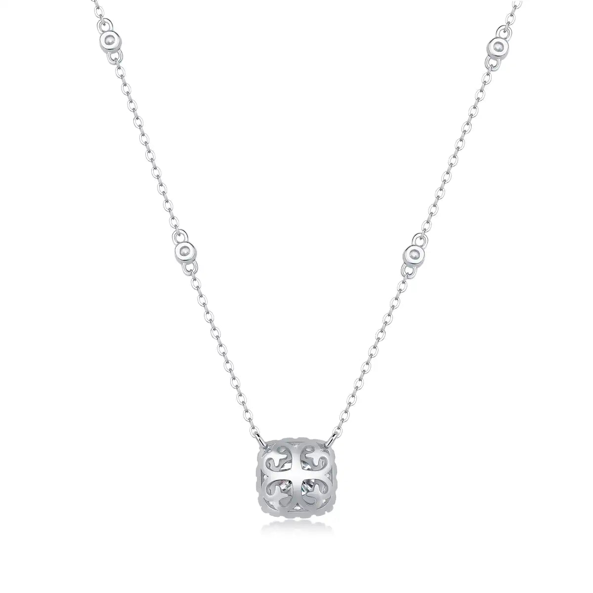 Clasp-Moissanite-Sterling-Silver-Necklace-N26
