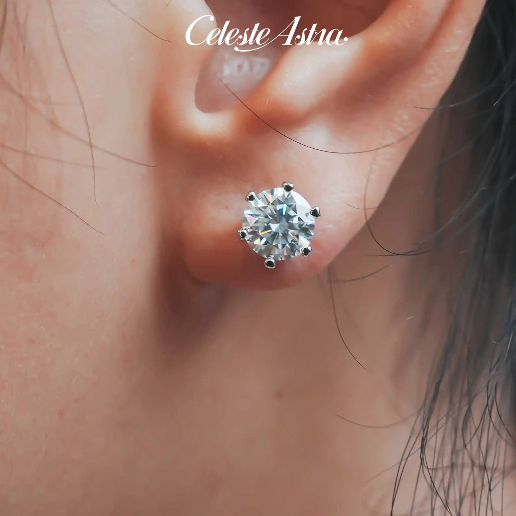 Classic-Six-Claw-Moissanite-Sterling-Silver-Earrings-E2