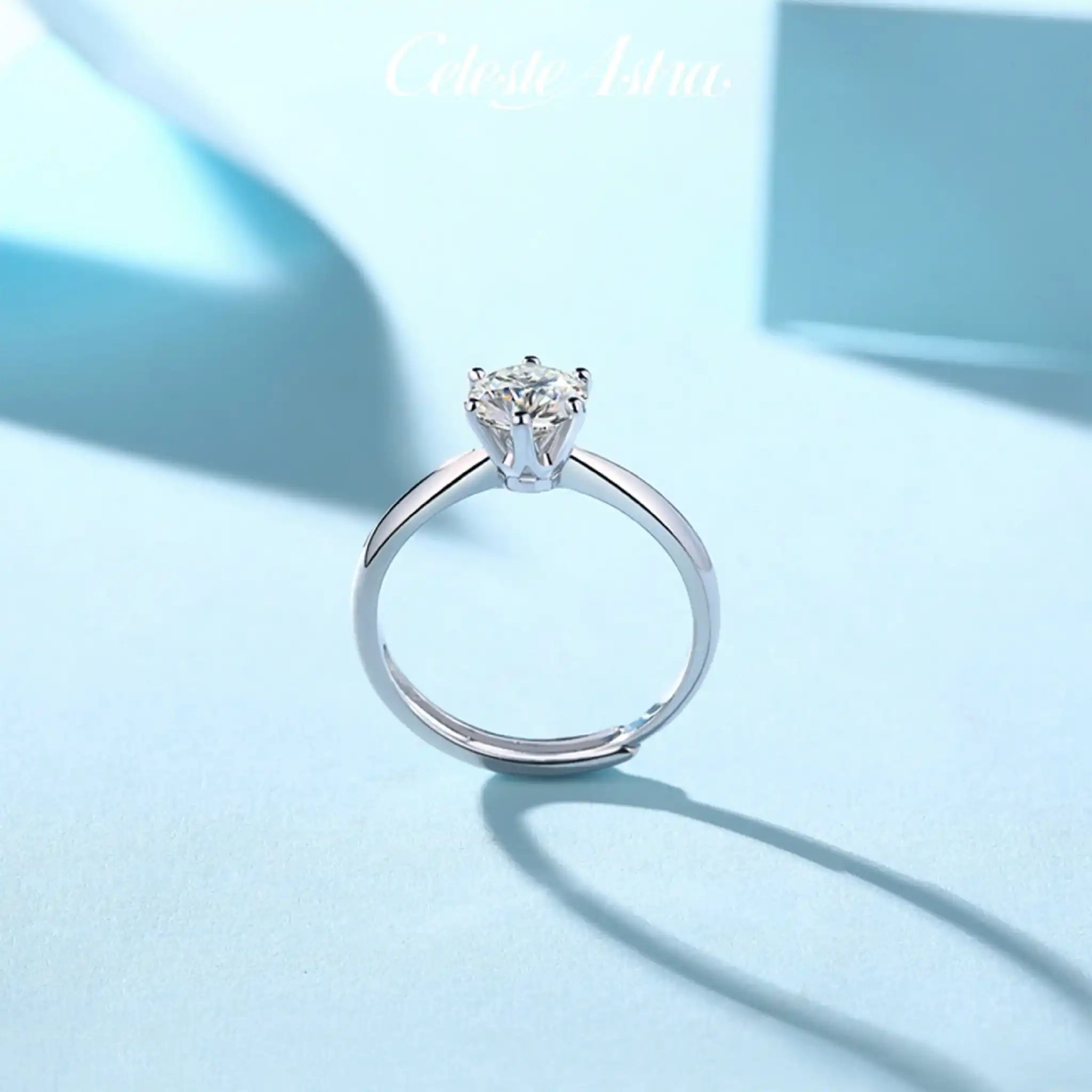 Classic-Six-Claw-Moissanite-Sterling-Silver-Ring-R1