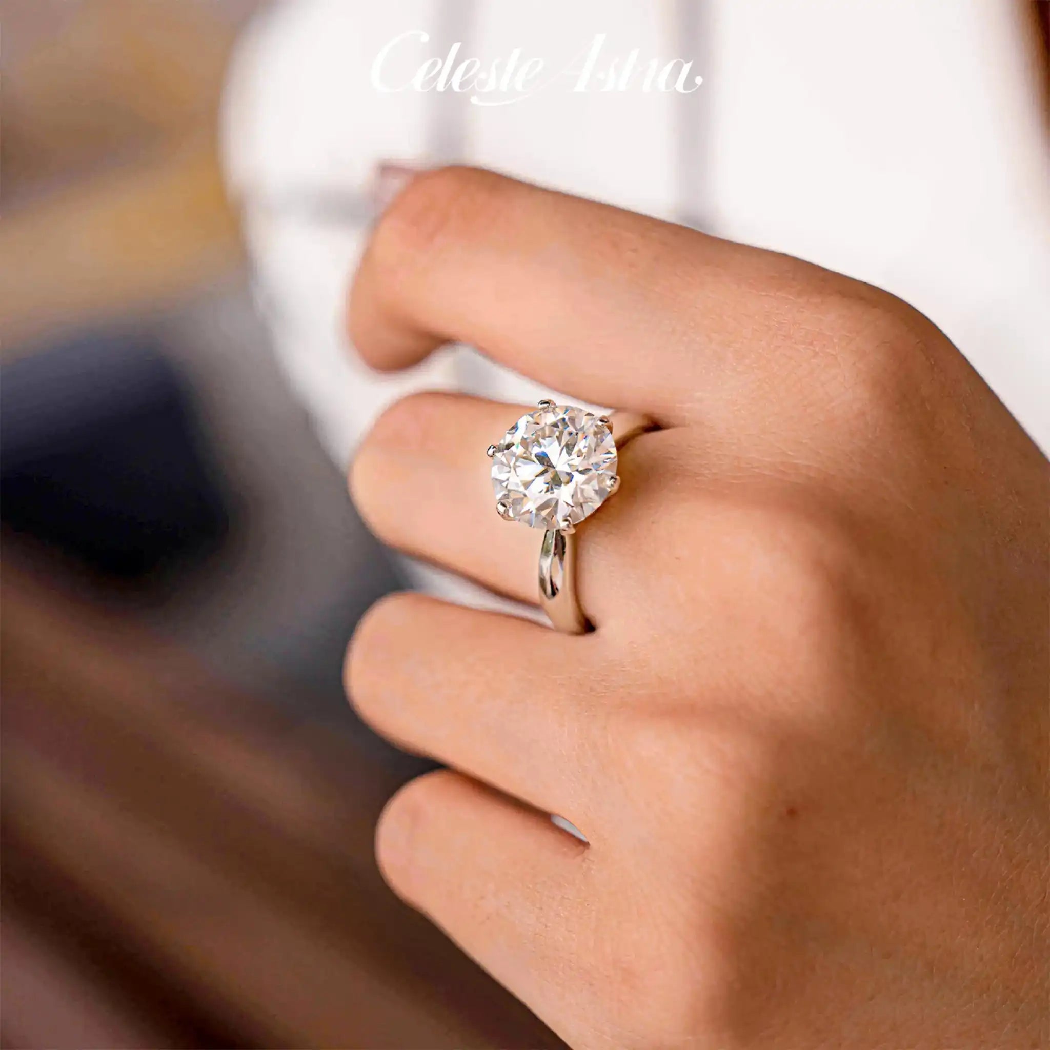 Classic-Six-Claw-Moissanite-Sterling-Silver-Ring-R1