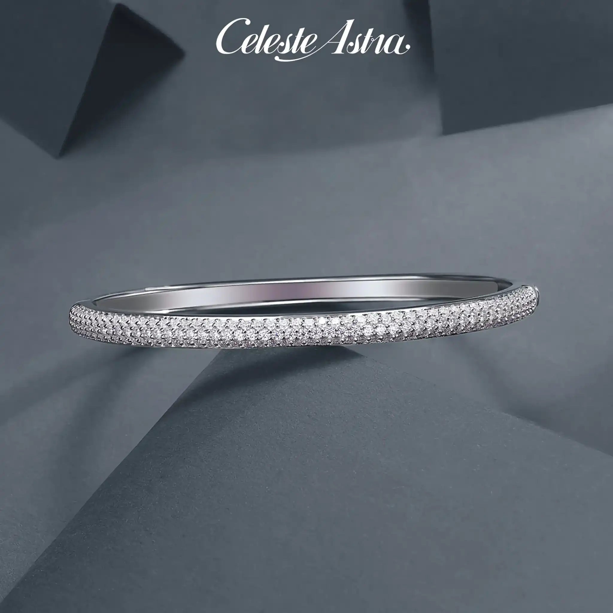 Commitment-Moissanite-Sterling-Silver-Bangle-B1