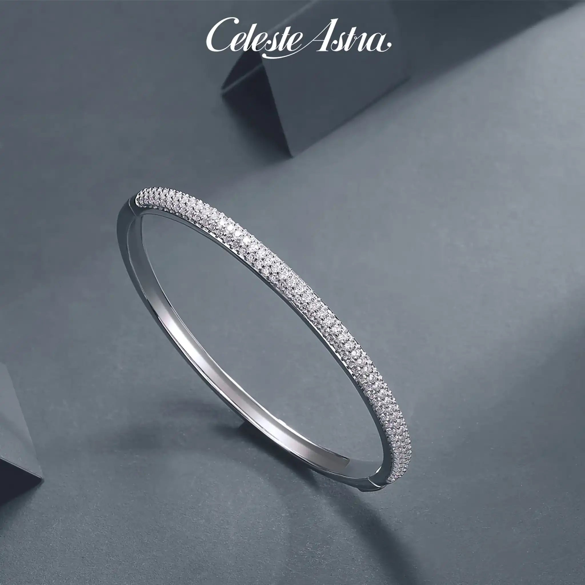 Commitment-Moissanite-Sterling-Silver-Bangle-B1