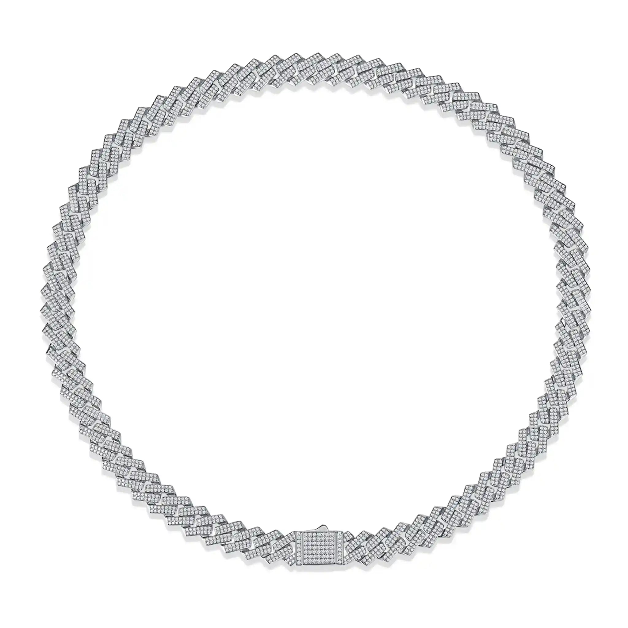 CubanLink-Moissanite-Sterling-Silver-Cuban-Necklace-N13