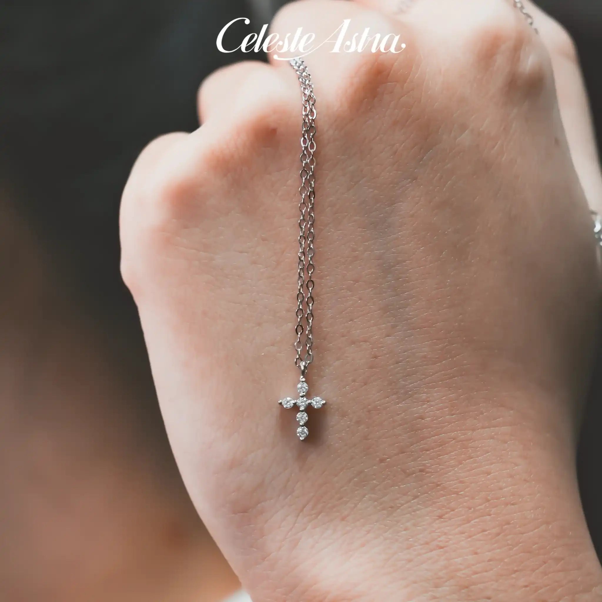 Eternal-Cross-Moissanite-Sterling-Silver-Necklace-N1