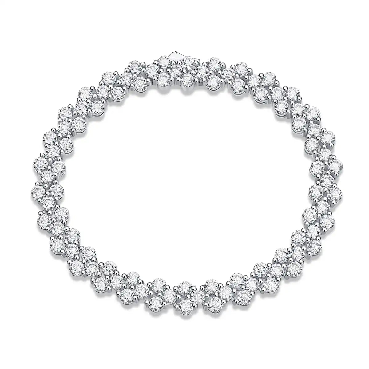 Eternal-Moissanite-Sterling-Silver-Bracelet-B9