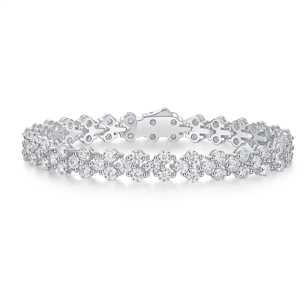 Eternal-Moissanite-Sterling-Silver-Bracelet-B9