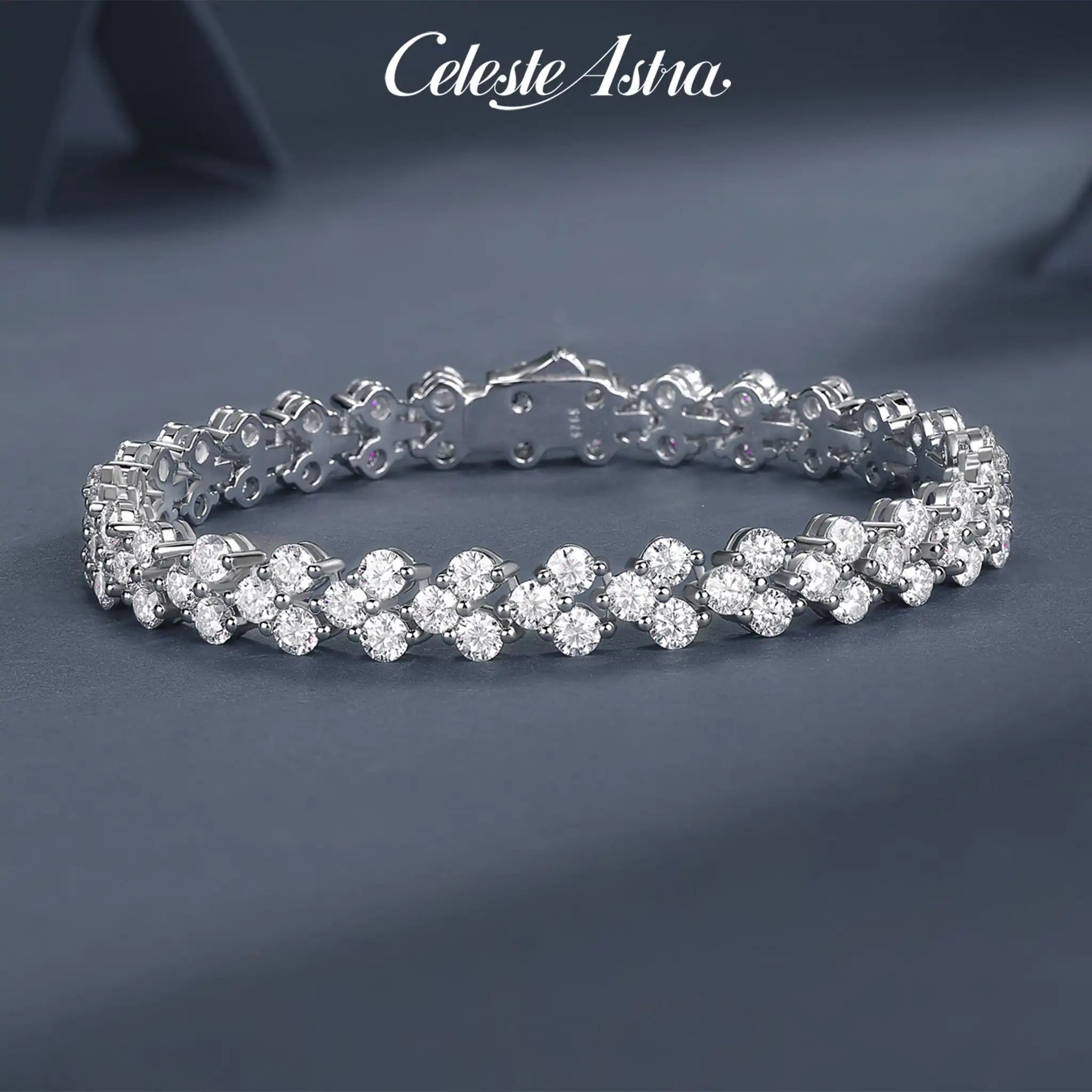 Eternal-Moissanite-Sterling-Silver-Bracelet-B9