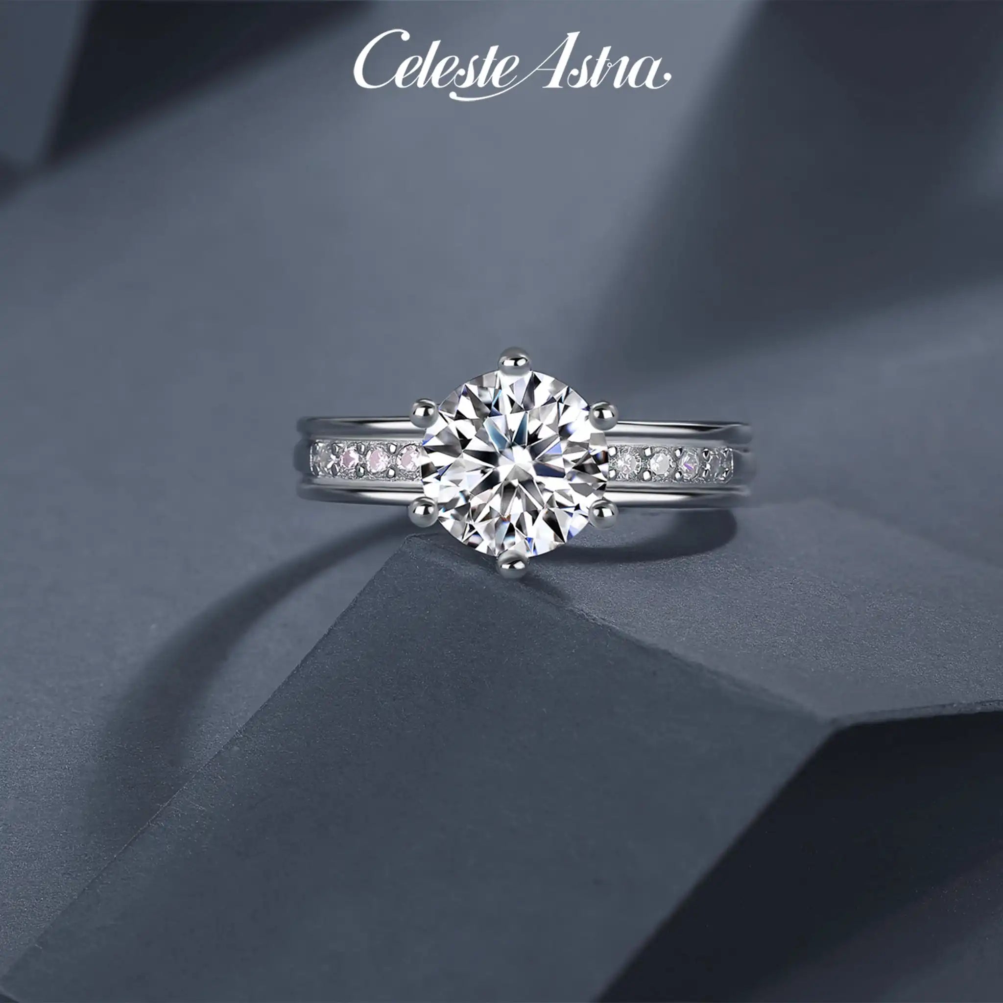 Galaxy-Moissanite-Sterling-Silver-Ring-R56