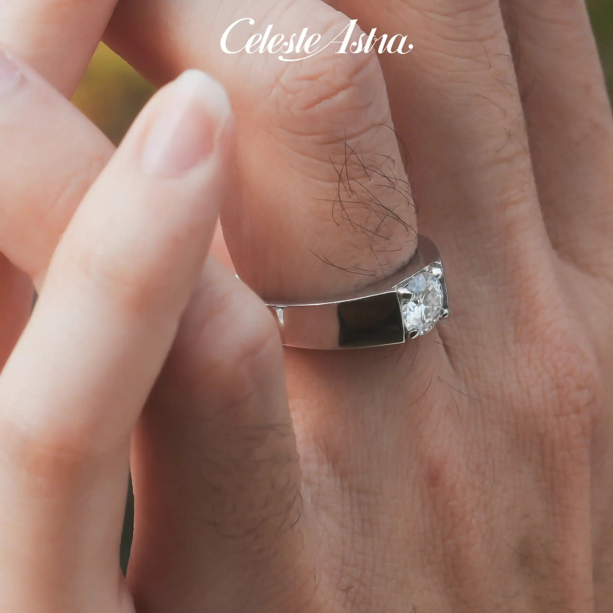 King-Moissanite-Sterling-Silver-Men's-Ring-R13