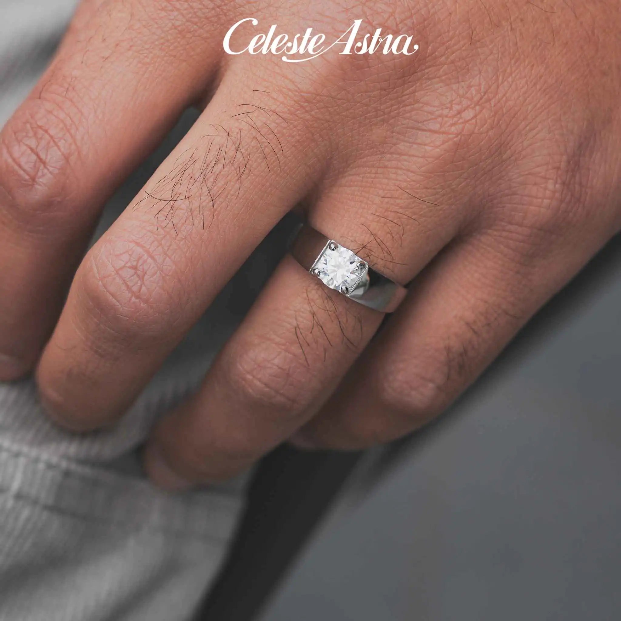 King-Moissanite-Sterling-Silver-Men's-Ring-R13