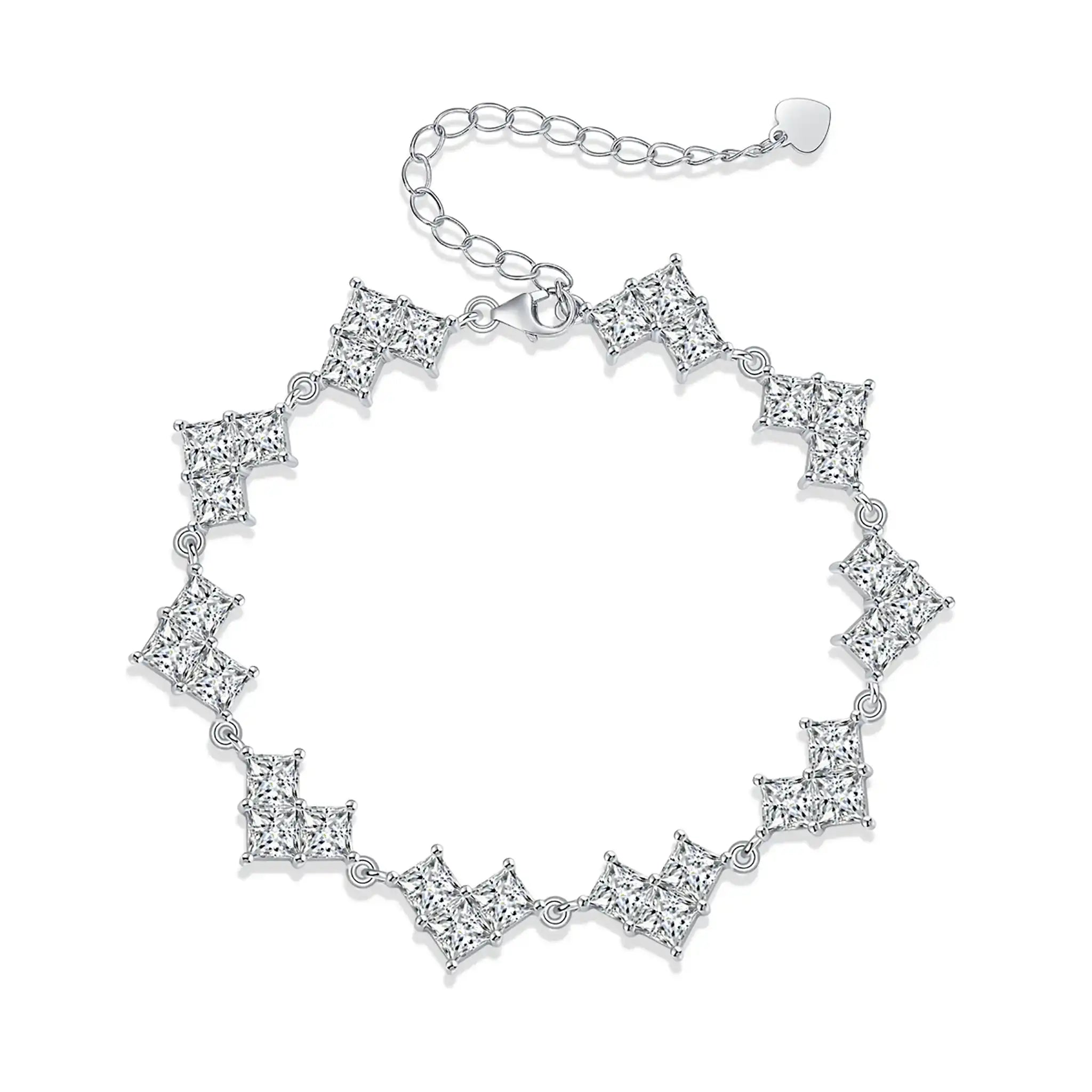 Love's-Journey-Moissanite-Sterling-Silver-Bracelet-B2