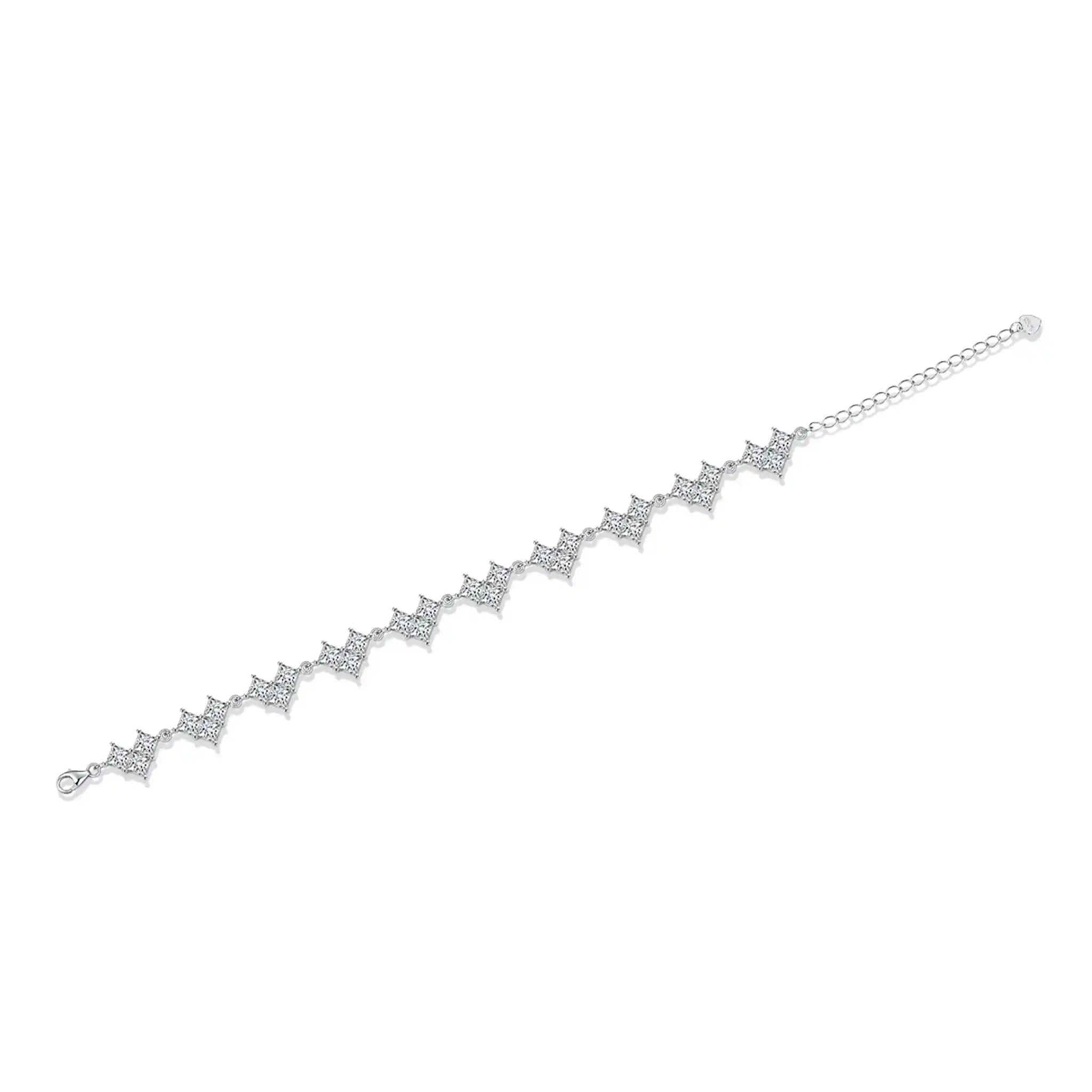 Love's-Journey-Moissanite-Sterling-Silver-Bracelet-B2
