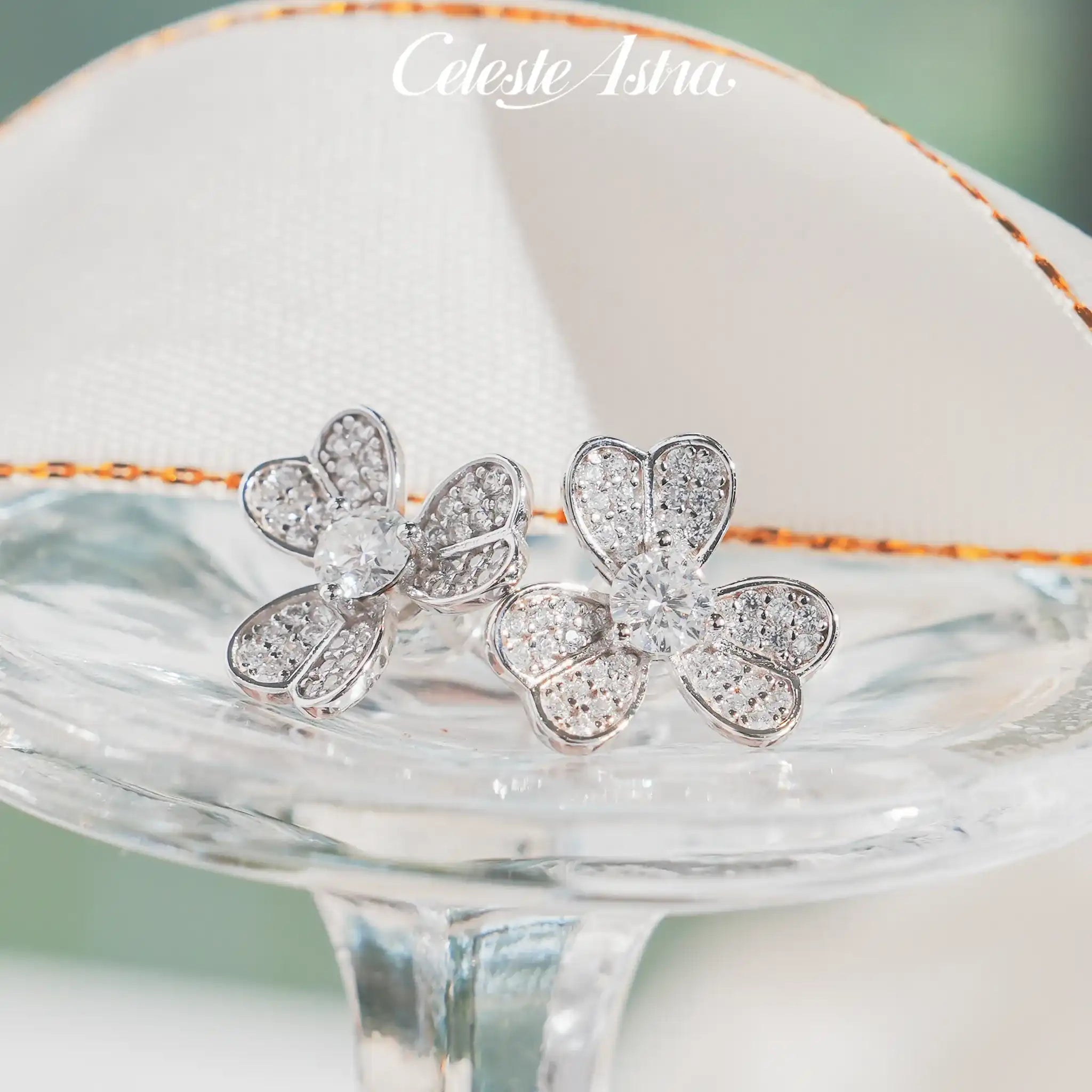 Lucky-Clover-Moissanite-Sterling-Silver-Earrings-E7