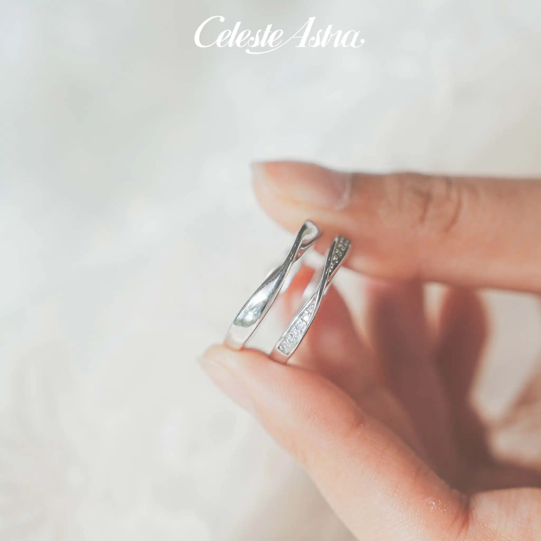 Mobius-Moissanite-Sterling-Silver-Couple-Ring-R26