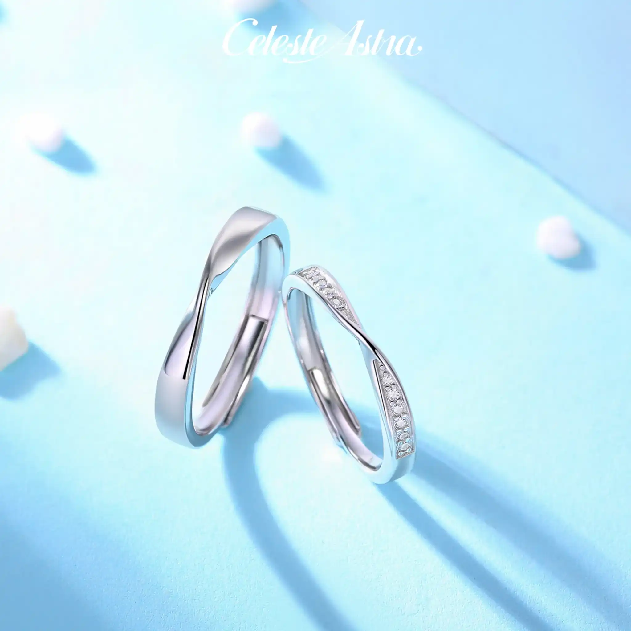 Mobius-Moissanite-Sterling-Silver-Couple-Ring-R26