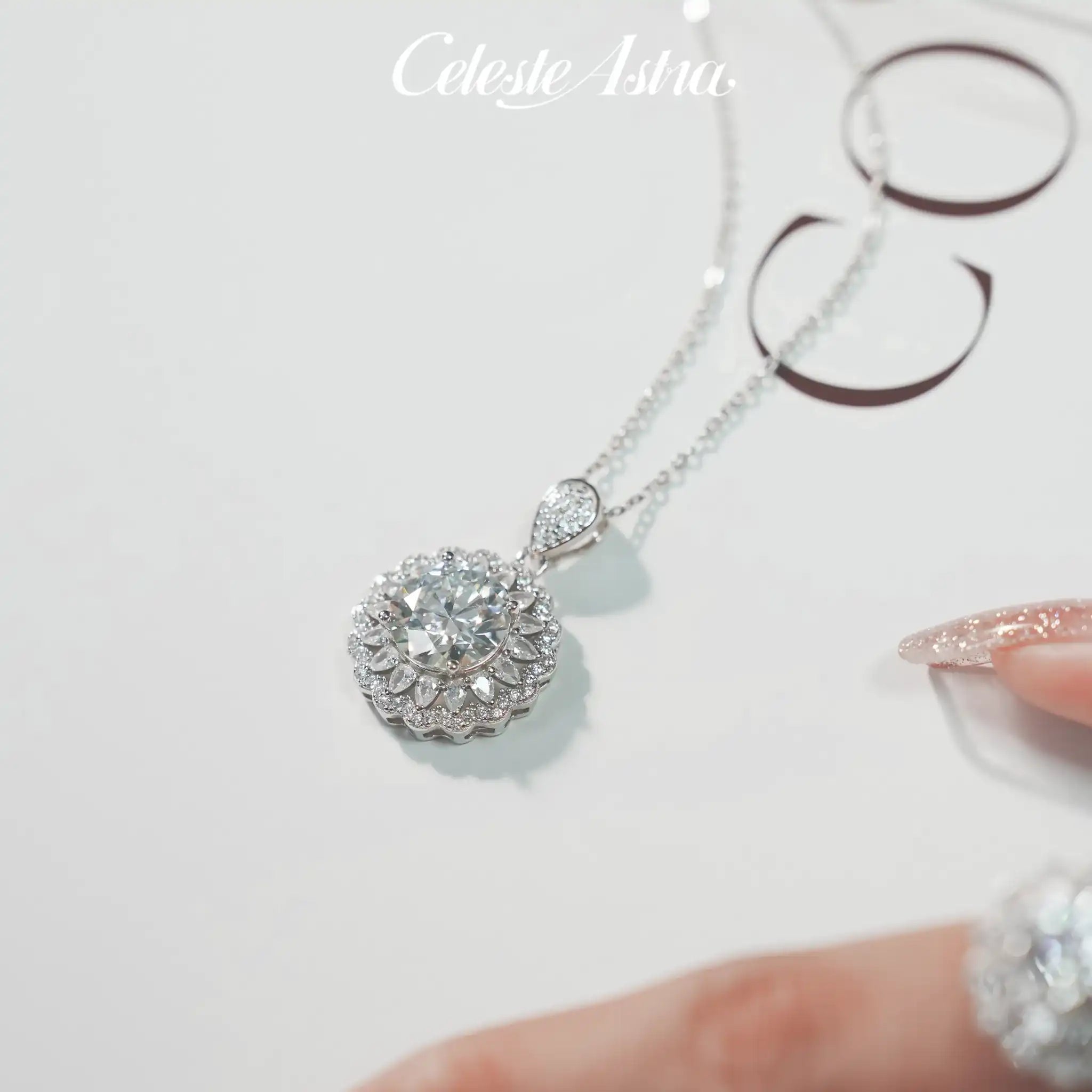 Blossom-Moissanite-Sterling-Silver-Necklace-N12