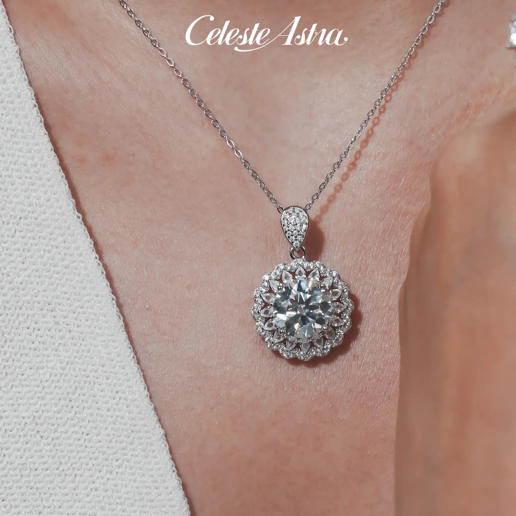 Blossom-Moissanite-Sterling-Silver-Necklace-N12