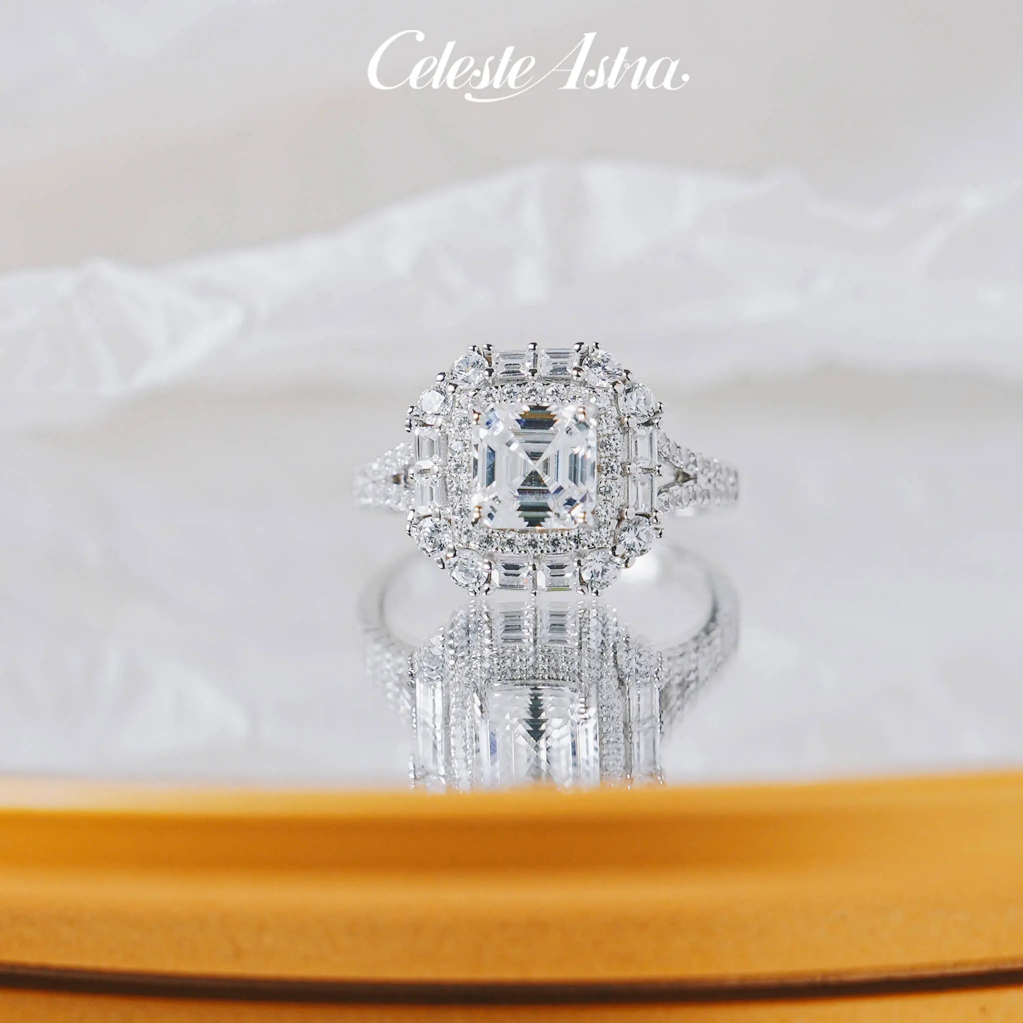Asscher-Moissanite-Sterling-Silver-Ring-R40