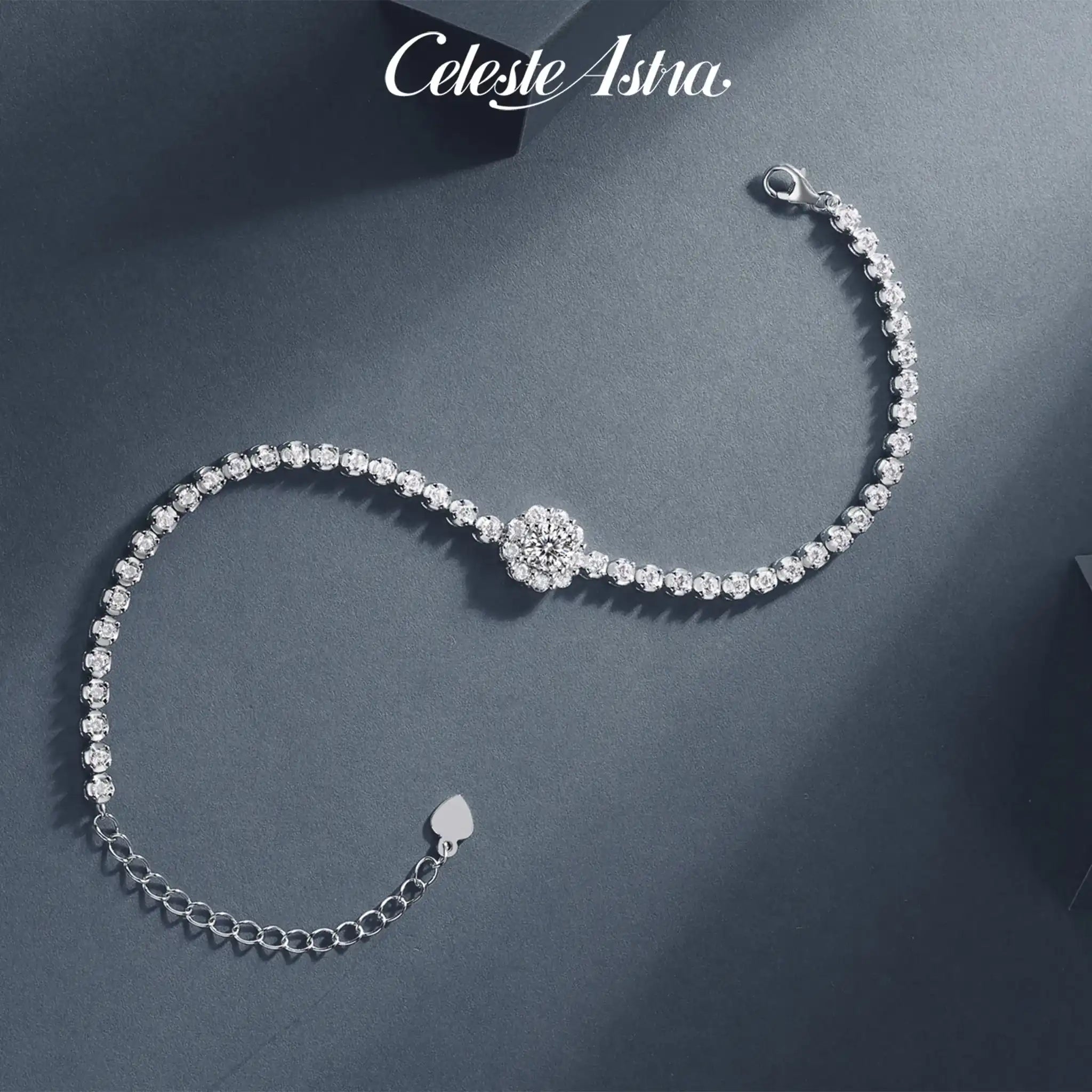 Moonlight-Moissanite-Sterling-Silver-Bracelet-B8