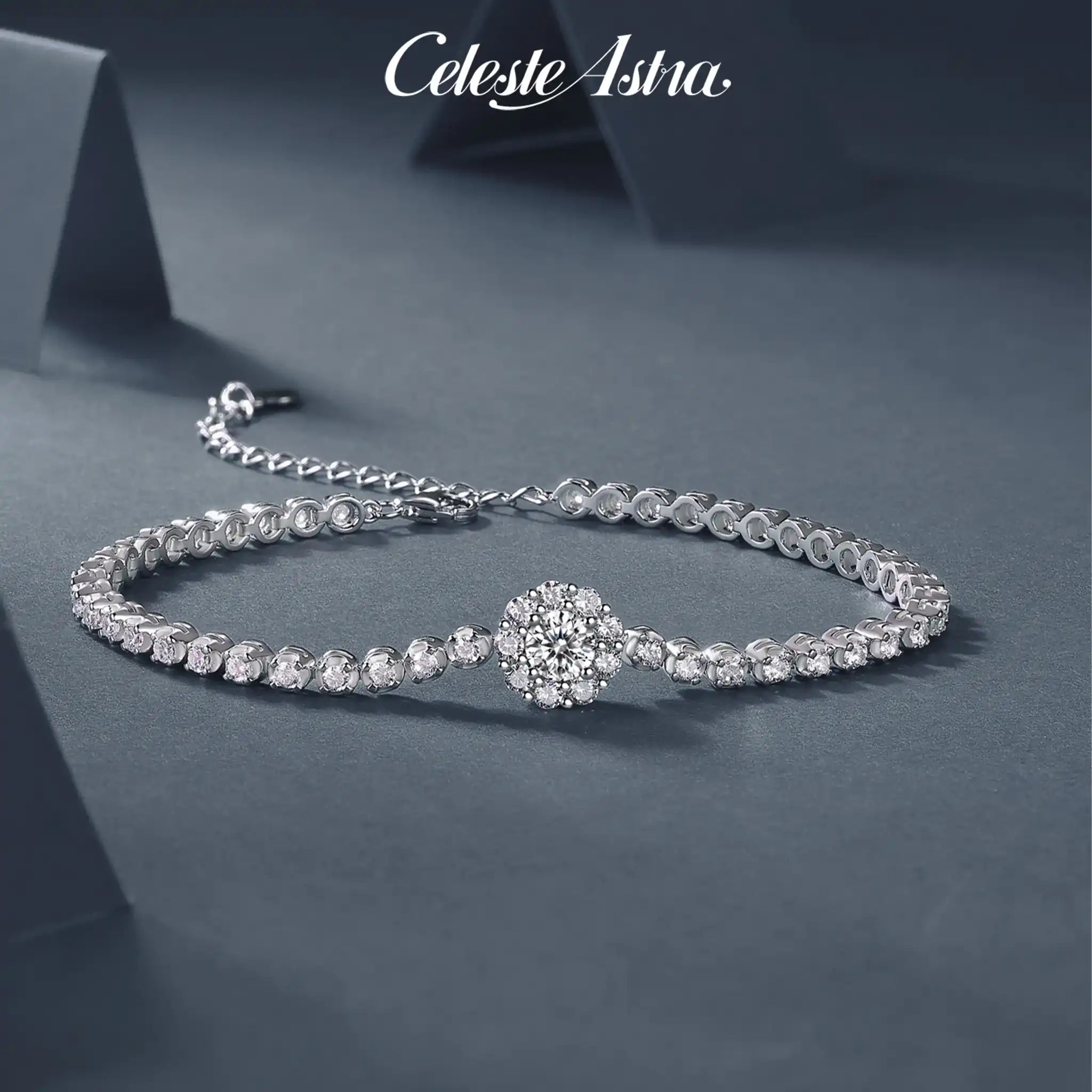 Moonlight-Moissanite-Sterling-Silver-Bracelet-B8