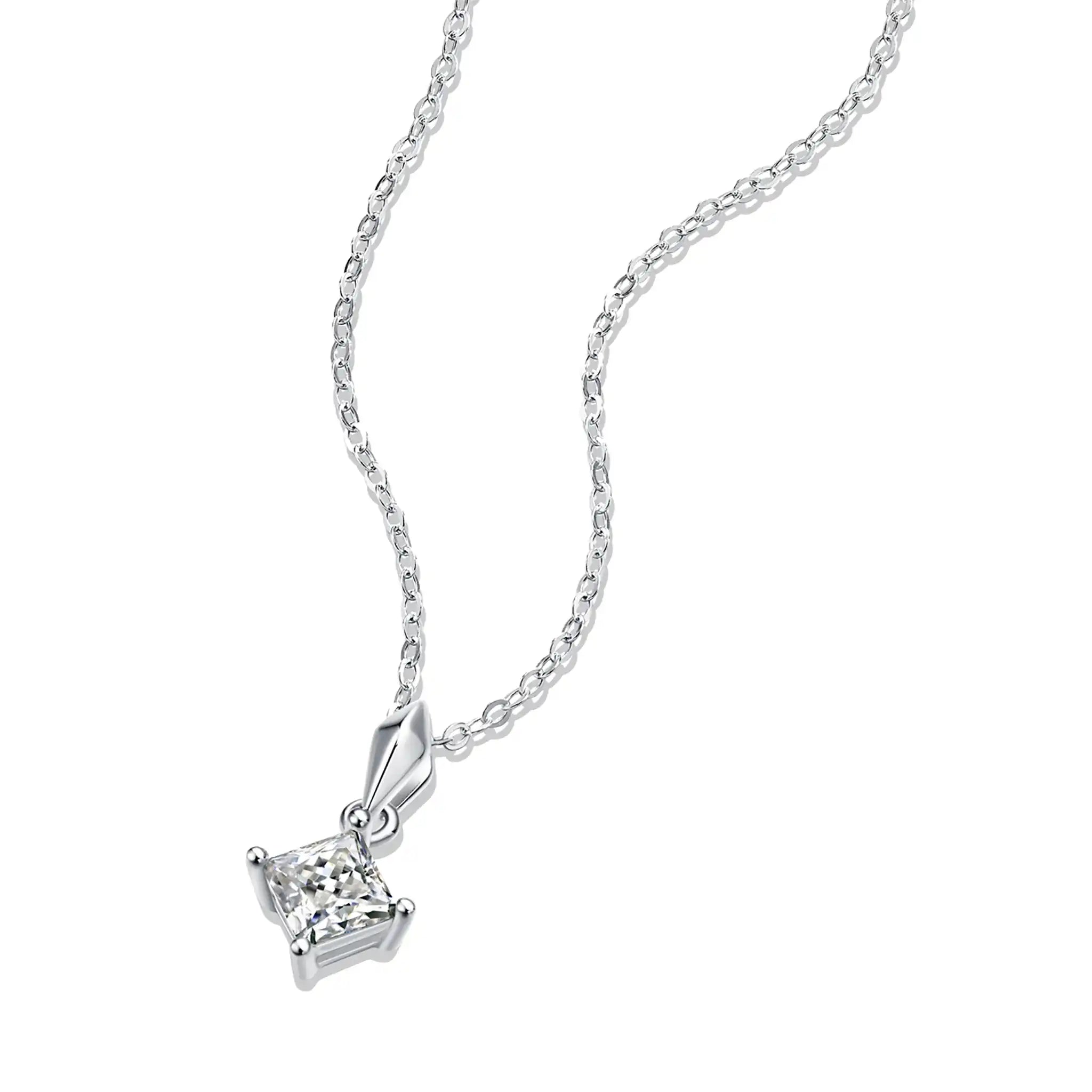 Princess-Moissanite-Sterling-Silver-Necklace-N20