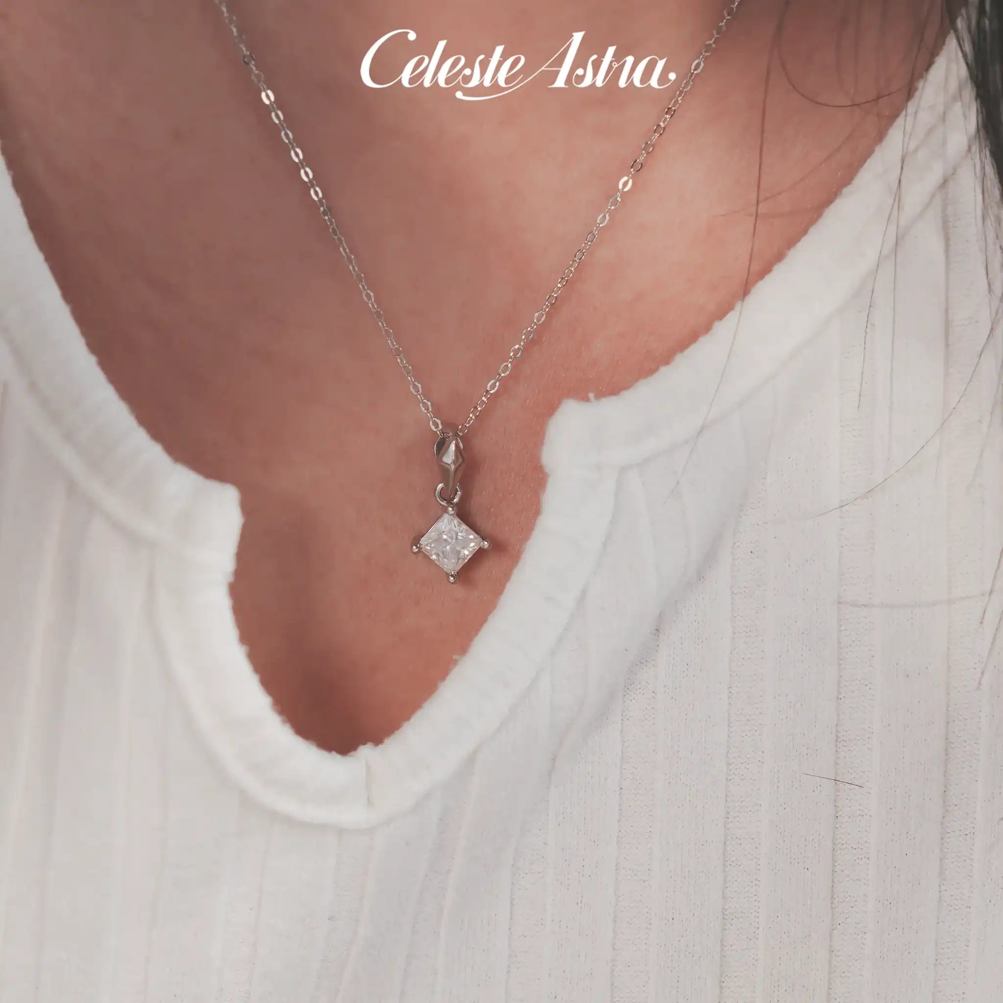 Princess-Moissanite-Sterling-Silver-Necklace-N20