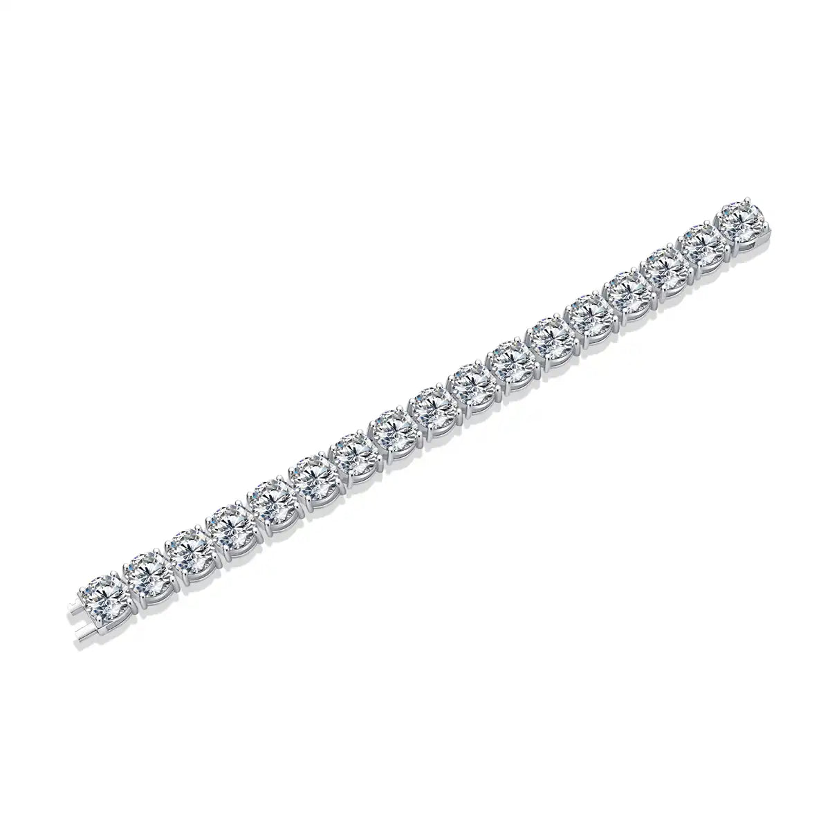 Radiance-Moissanite Sterling Silver Bracelet-B11
