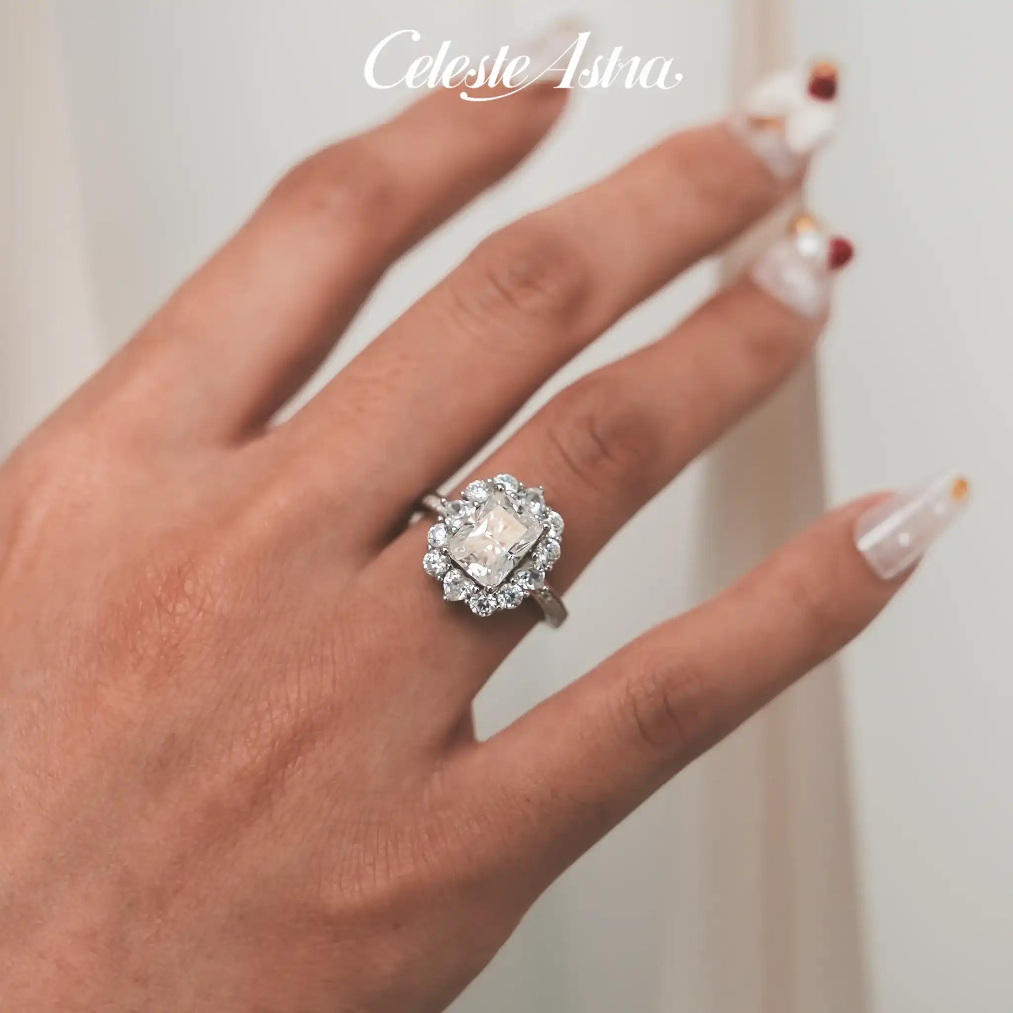 Radiant-Moissanite-Sterling-Silver-Ring-R41