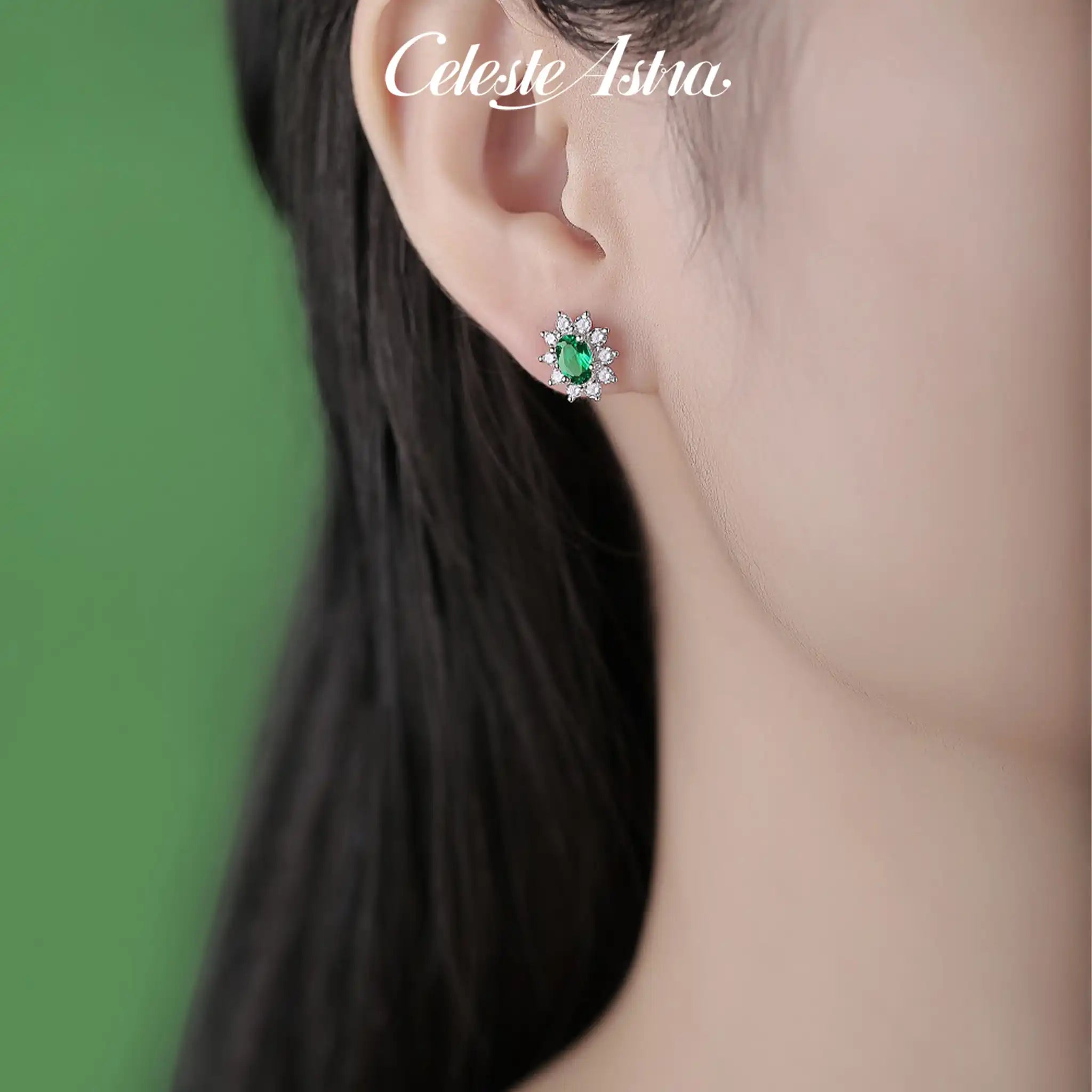 Regal-Lab-Created-Emerald-Sterling-Silver-Earrings-E11
