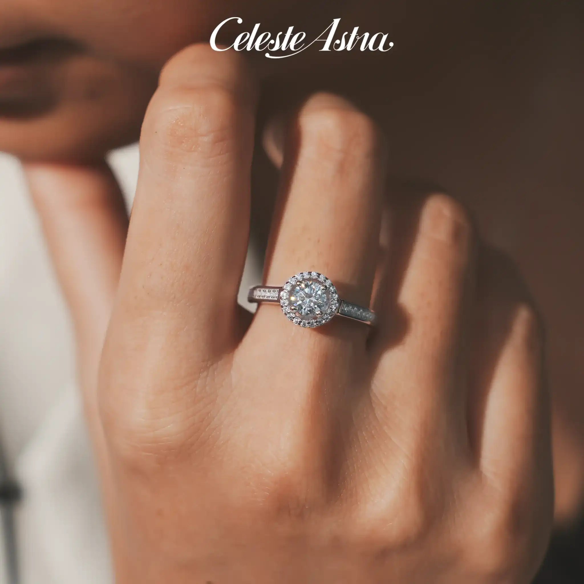 Round-Halo-Moissanite-Sterling-Silver-Ring-R11