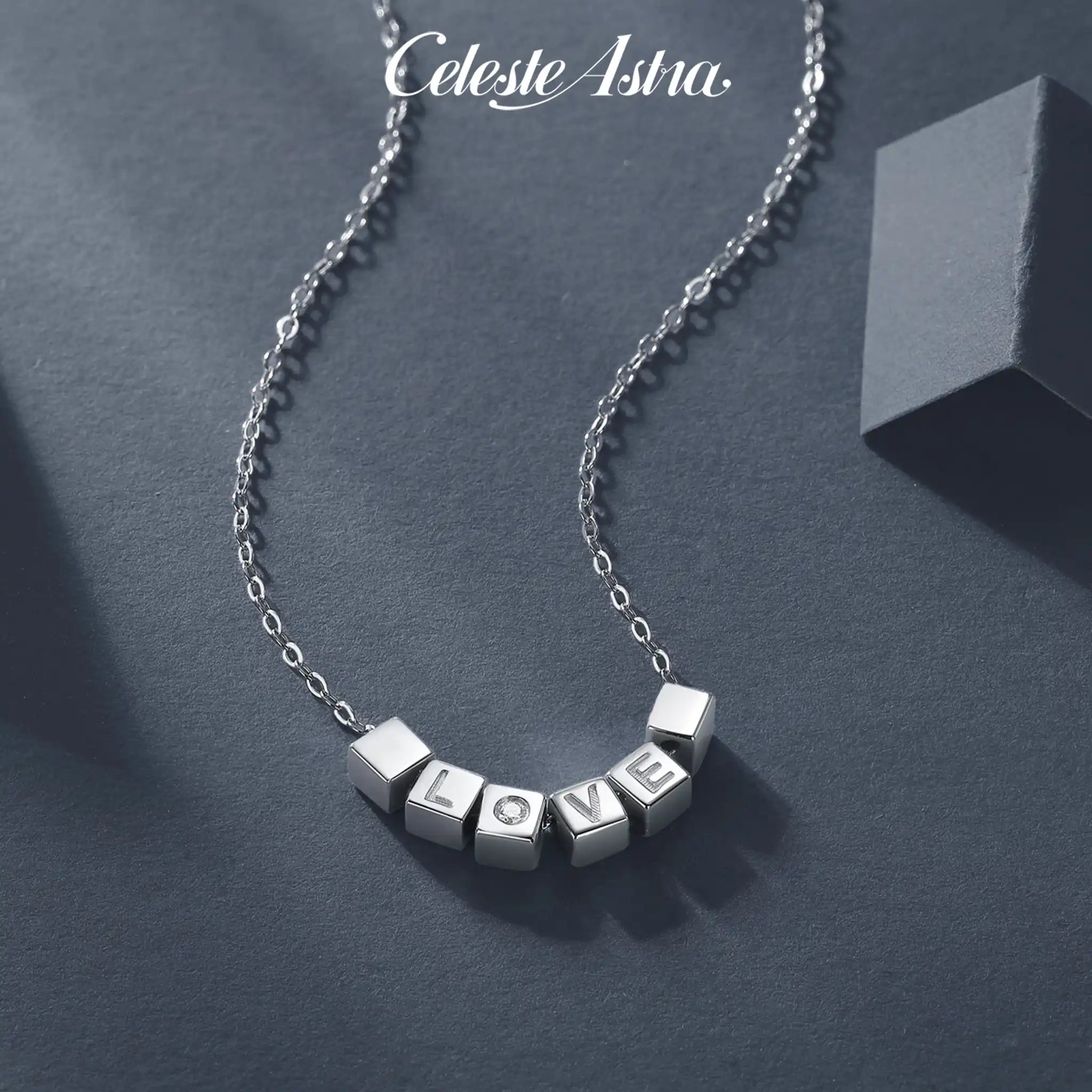 Secret Love-Moissanite Sterling Silver Necklace-N38