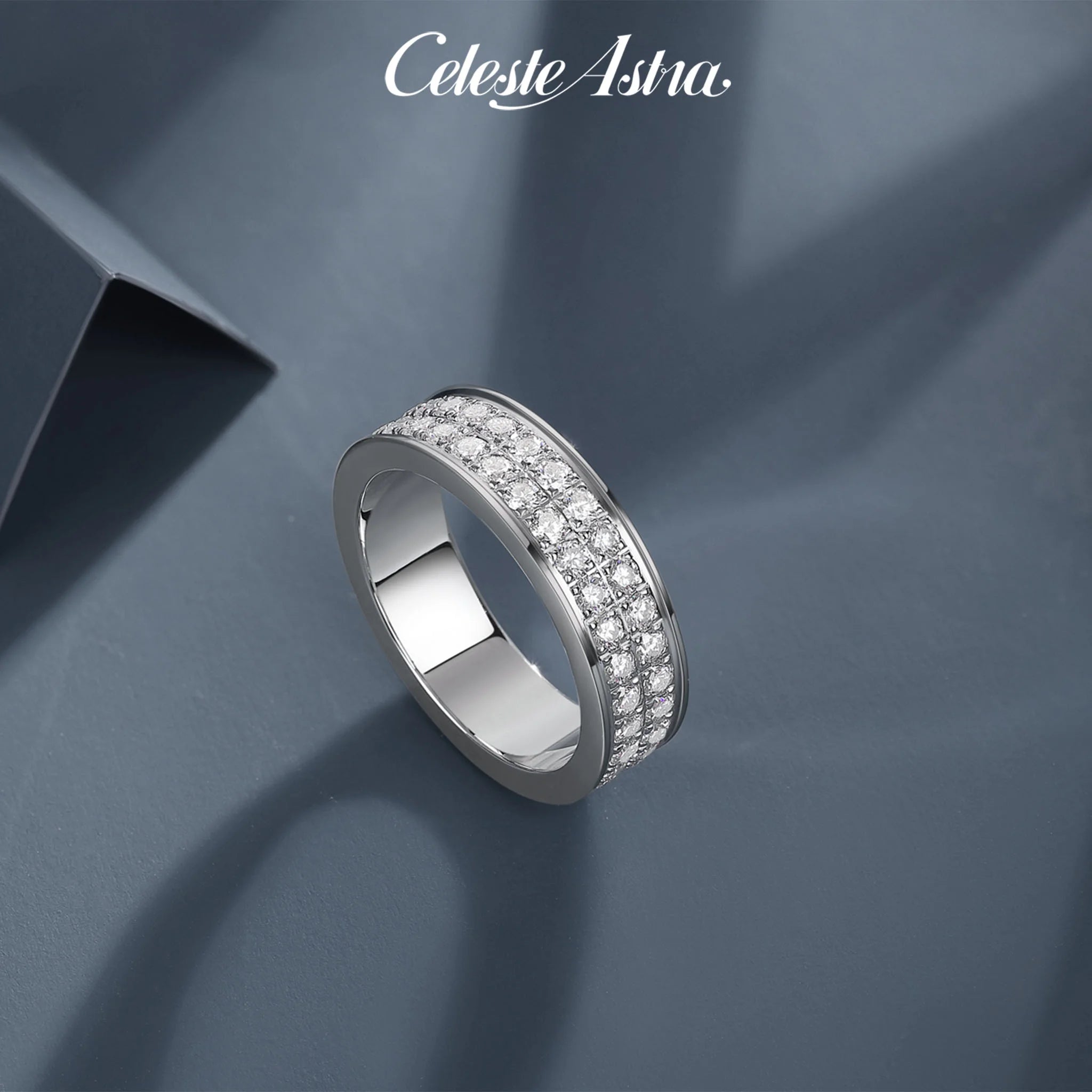 Spectrum-Moissanite-Sterling-Silver-Men's-Ring-1