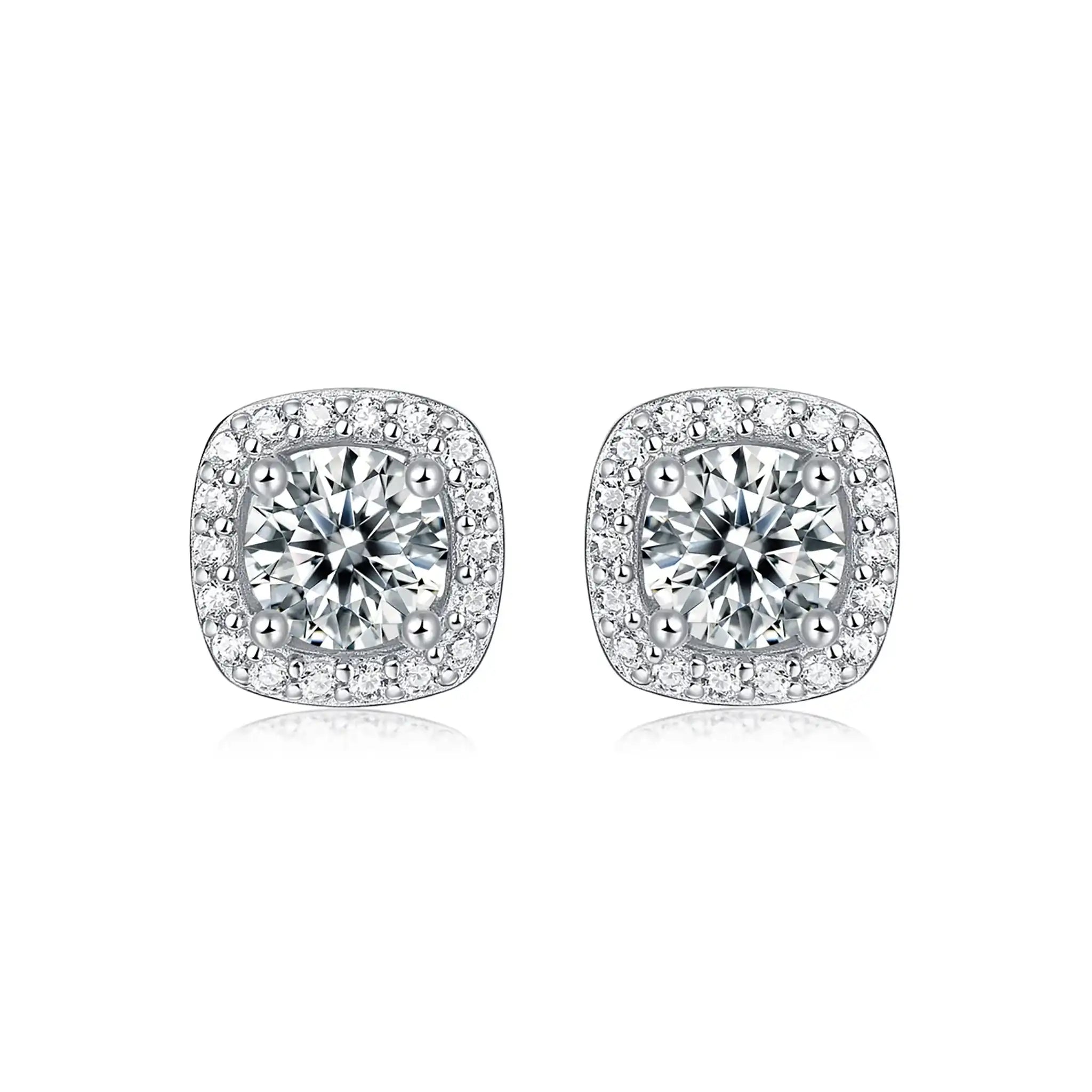Square-Halo-Moissanite-Sterling-Silver-Earrings-E6