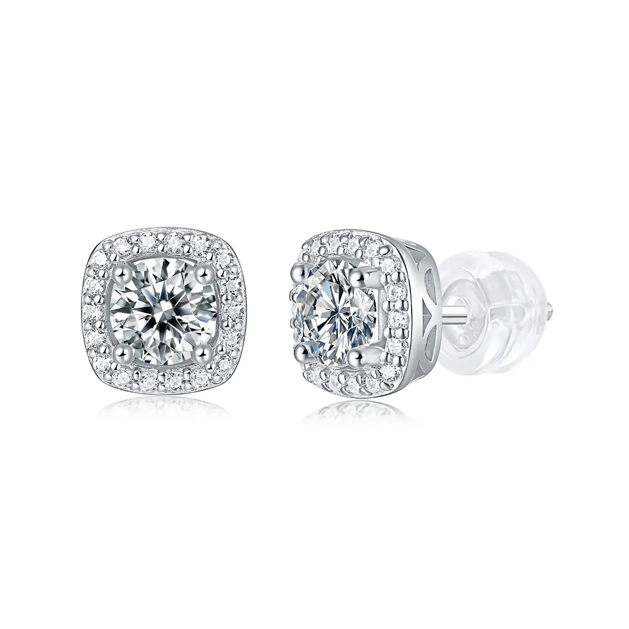Square-Halo-Moissanite-Sterling-Silver-Earrings-E6