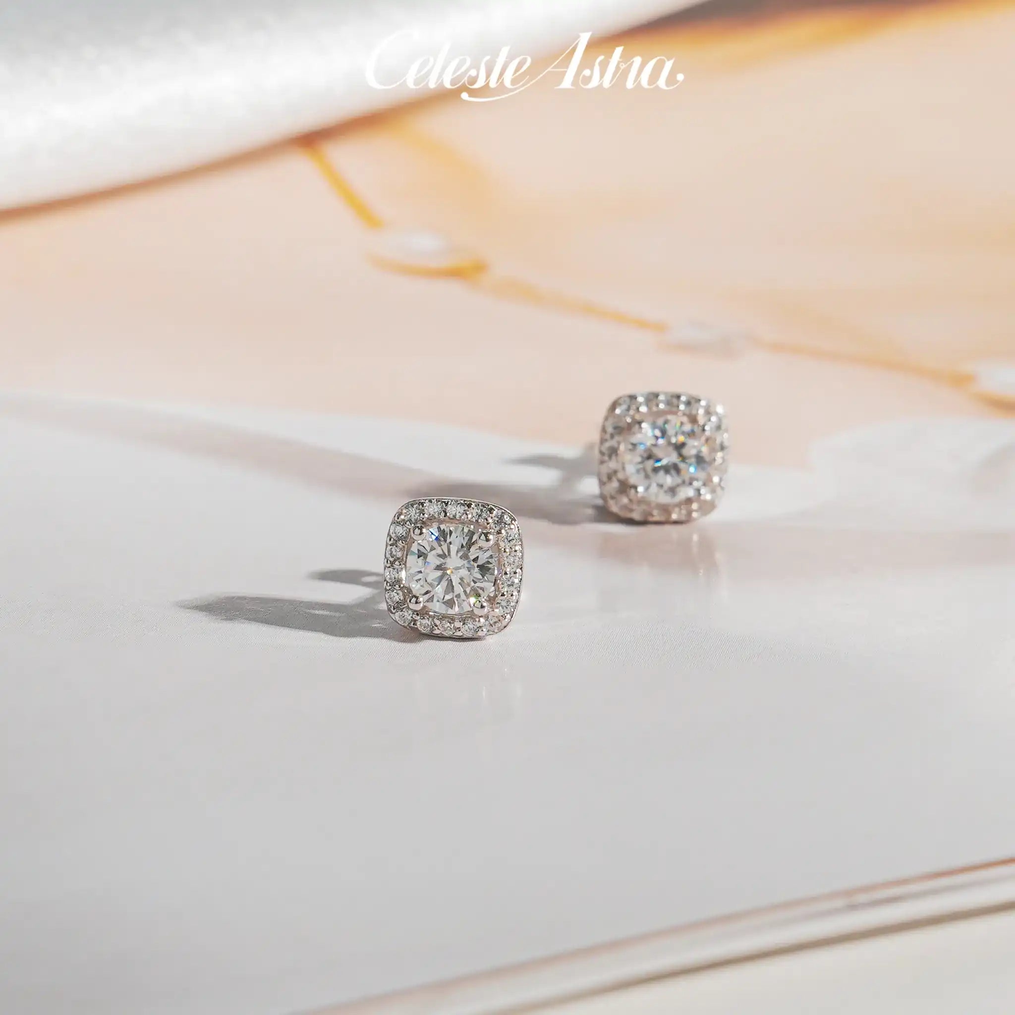 Square-Halo-Moissanite-Sterling-Silver-Earrings-E6
