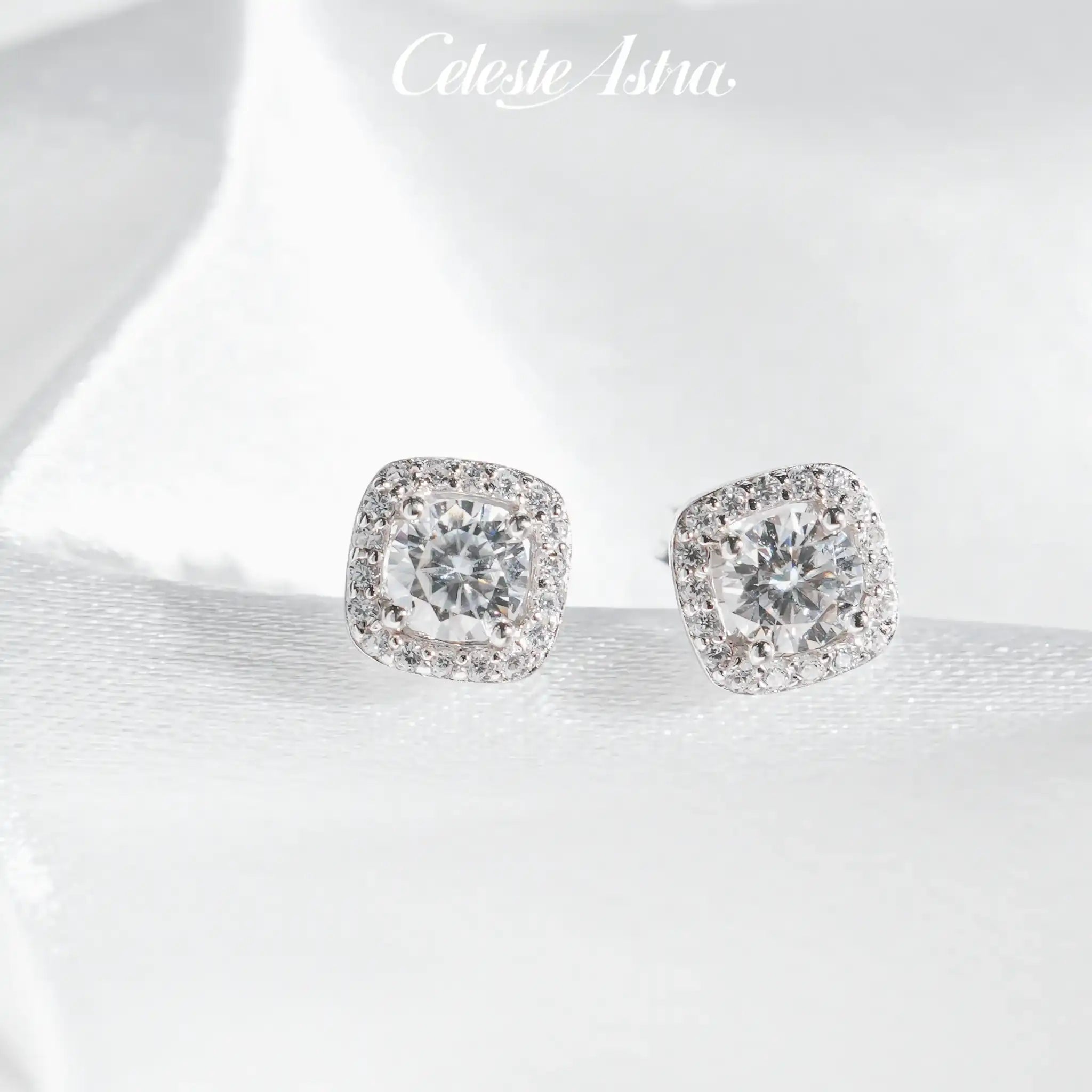 Square-Halo-Moissanite-Sterling-Silver-Earrings-E6