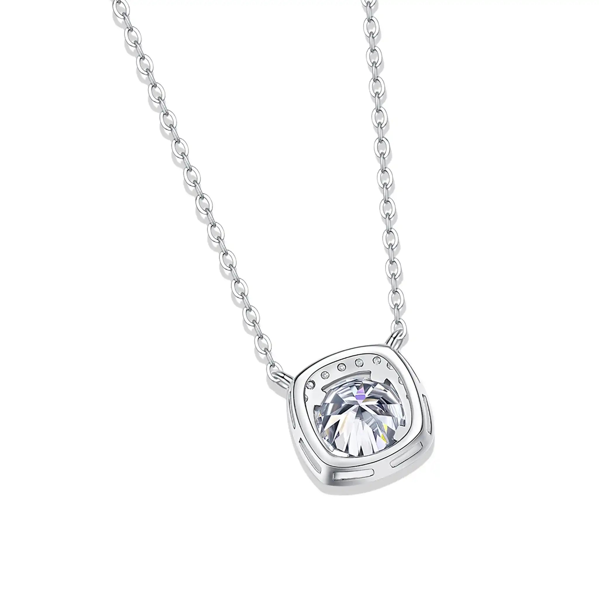 Square-Halo-Moissanite-Sterling-Silver-Necklace-N16