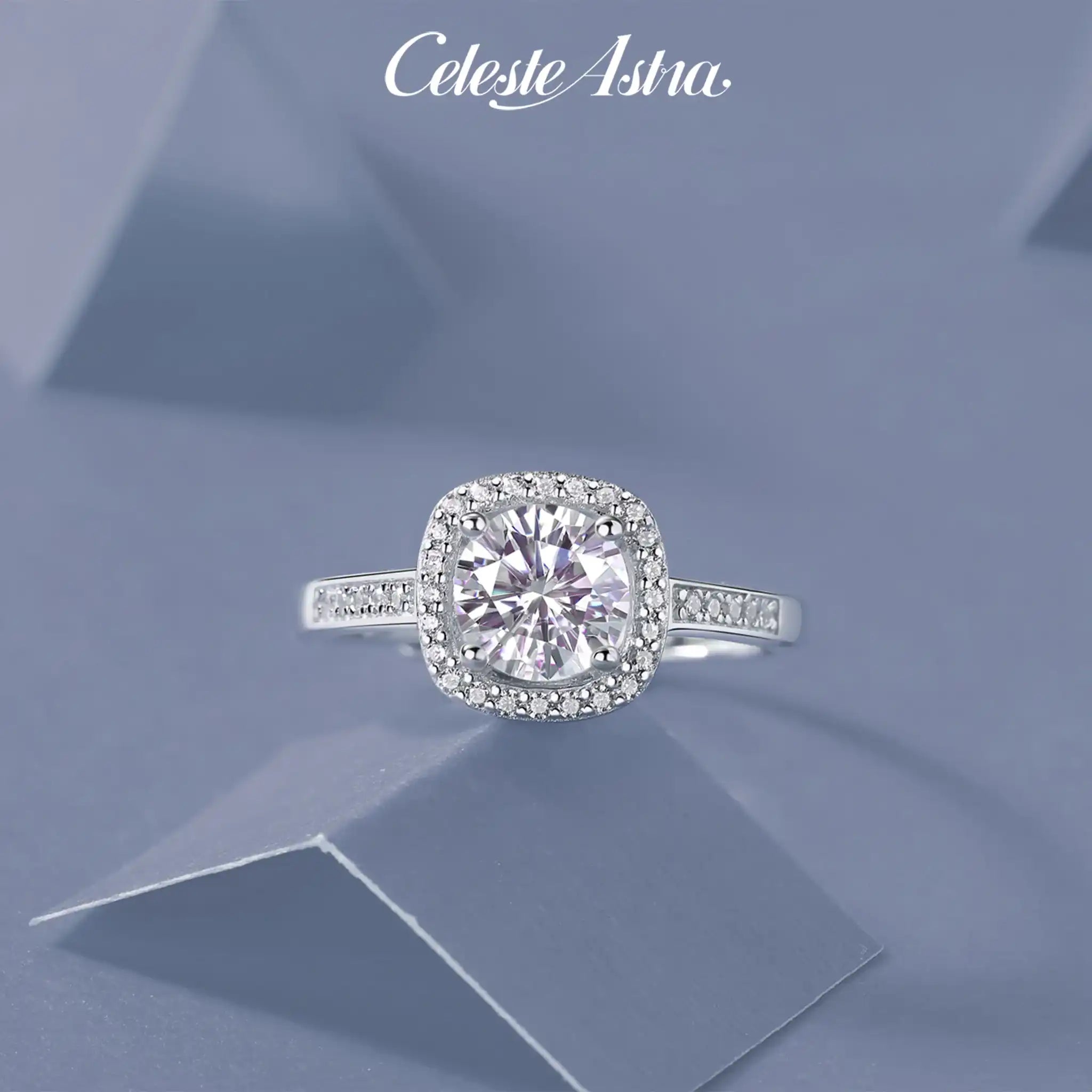 Square-Halo-Moissanite-Sterling-Silver-Ring-R19