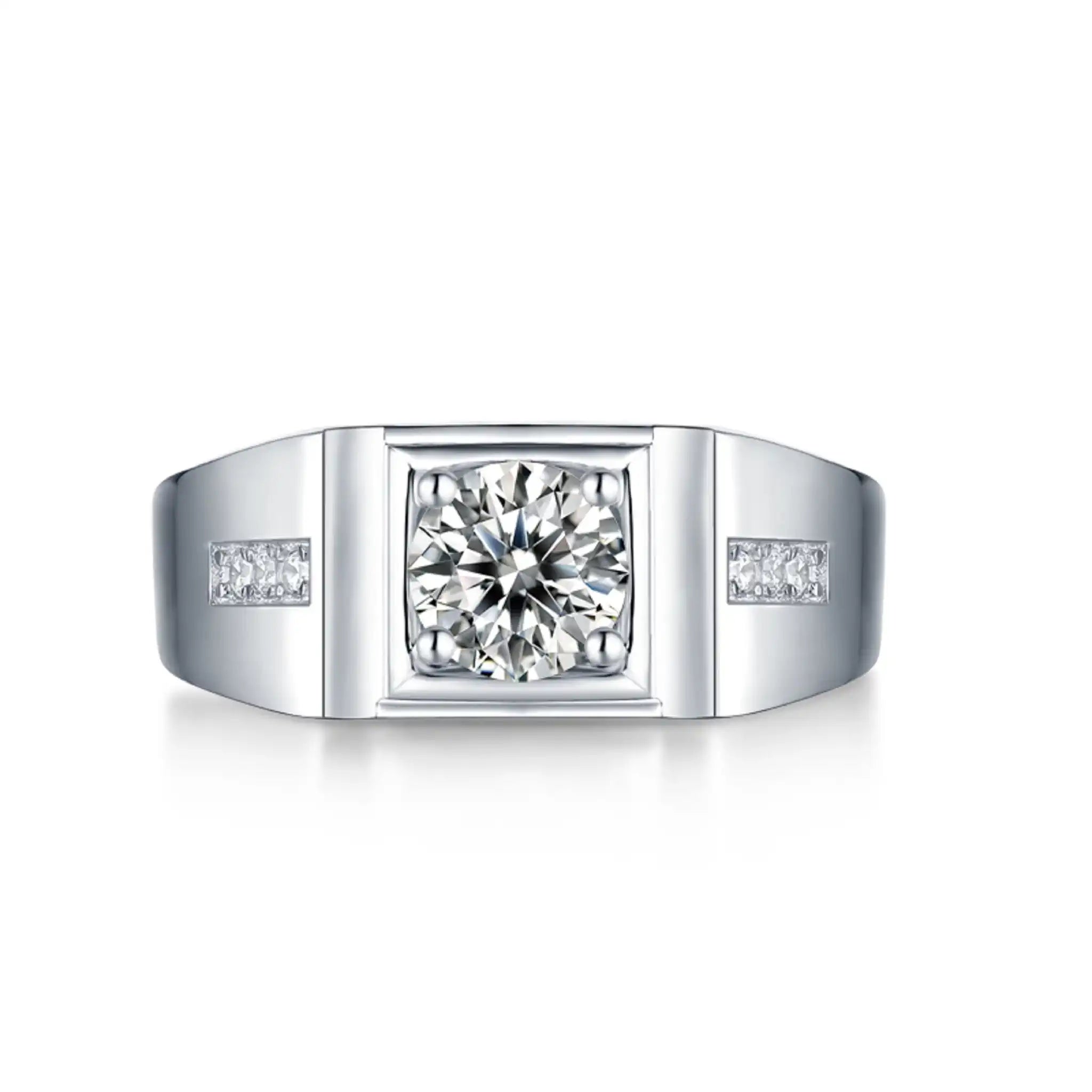 Stellar-Knight-Moissanite-Sterling-Silver-Men's -Ring-R14