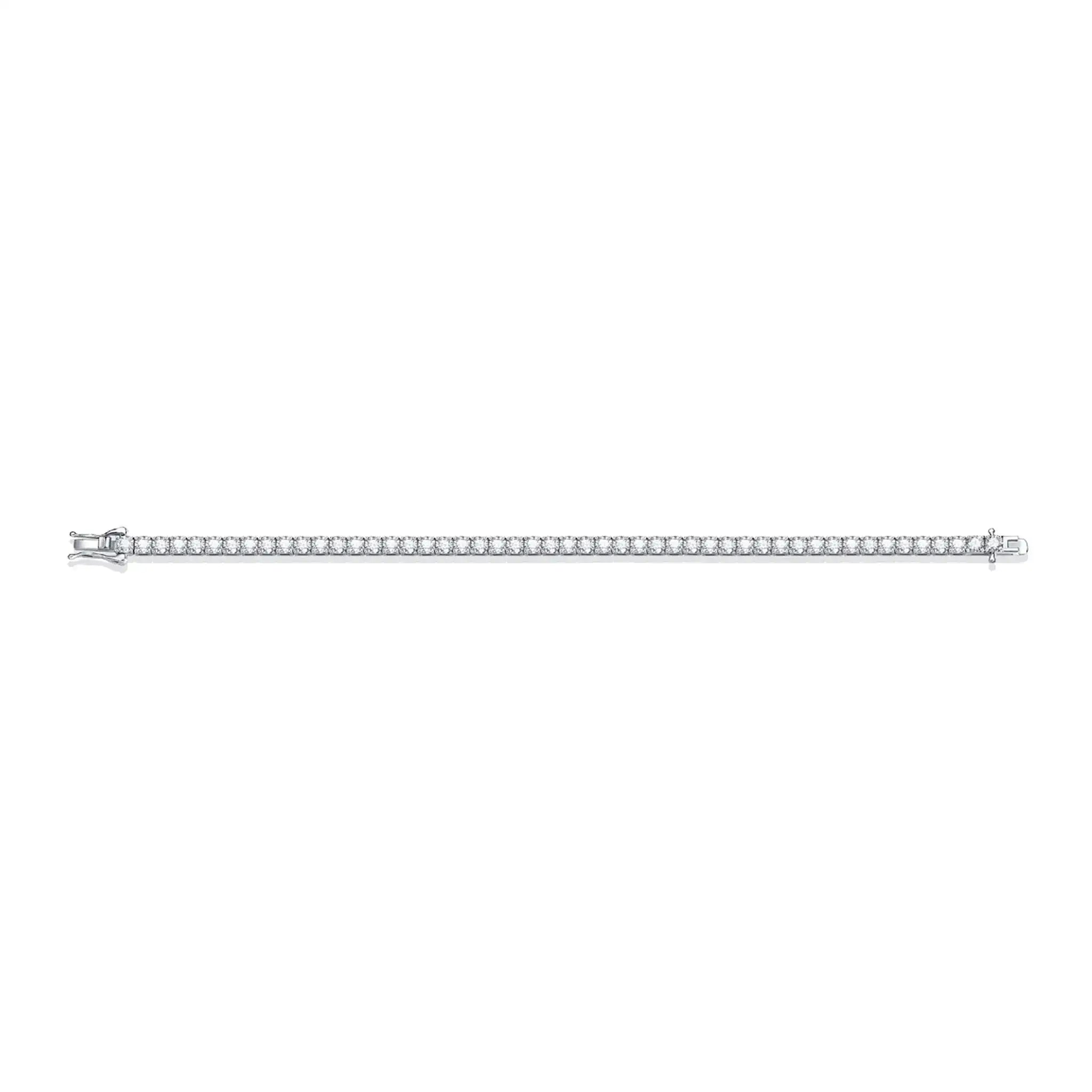 Tennis-Moissanite-Sterling-Silver-Bracelet-B4