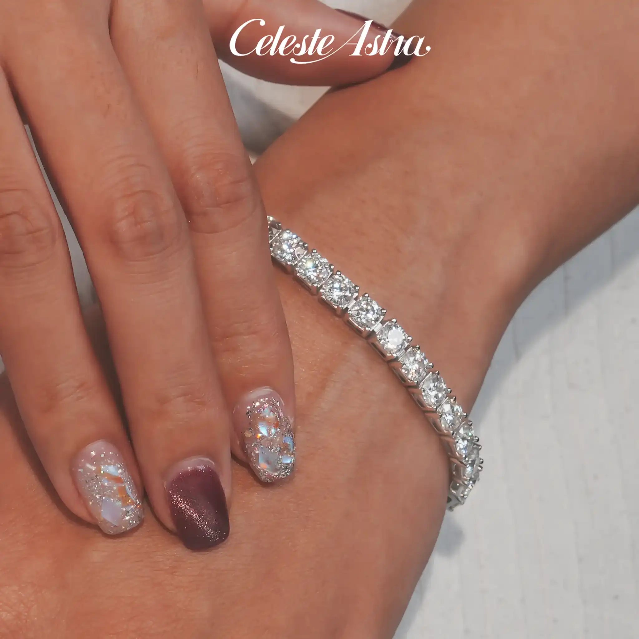 Tennis-Moissanite-Sterling-Silver-Bracelet-B4