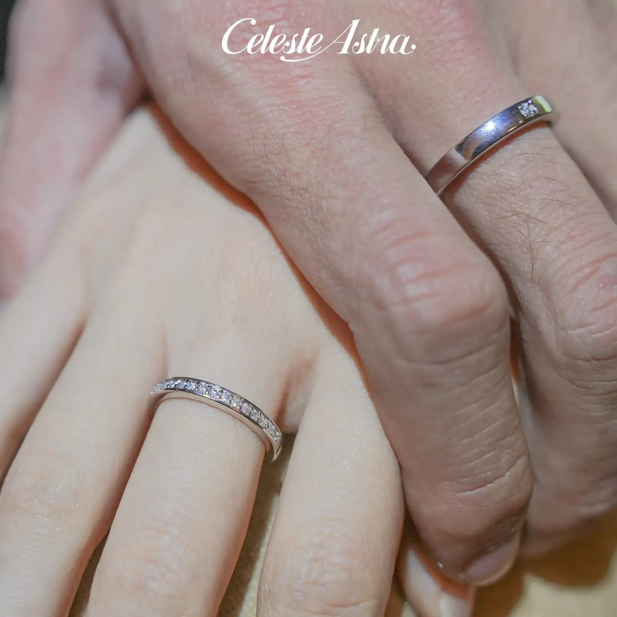 Timeless-Moissanite-Sterling-Silver-Couple-Ring-R12