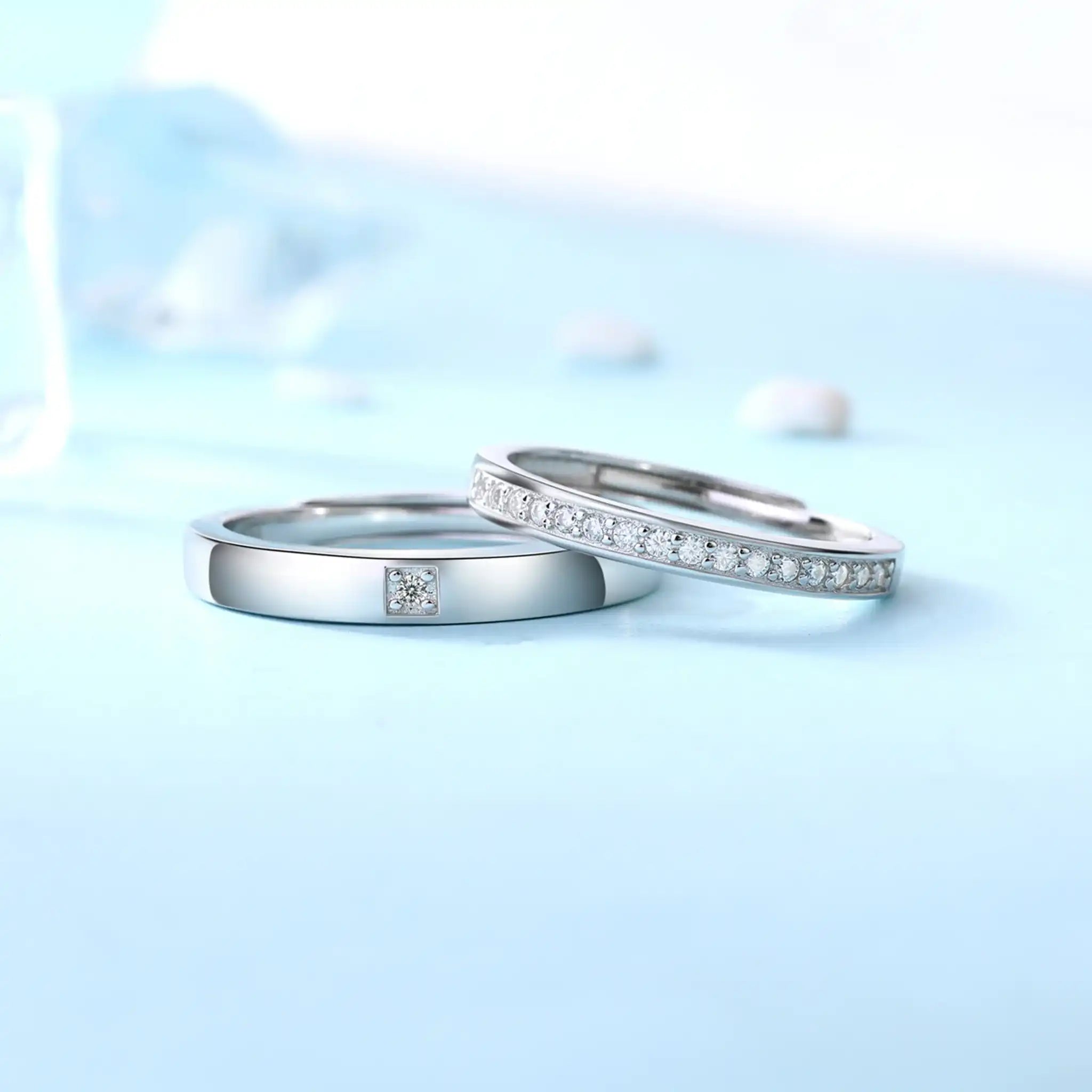 Timeless-Moissanite-Sterling-Silver-Couple-Ring-R12