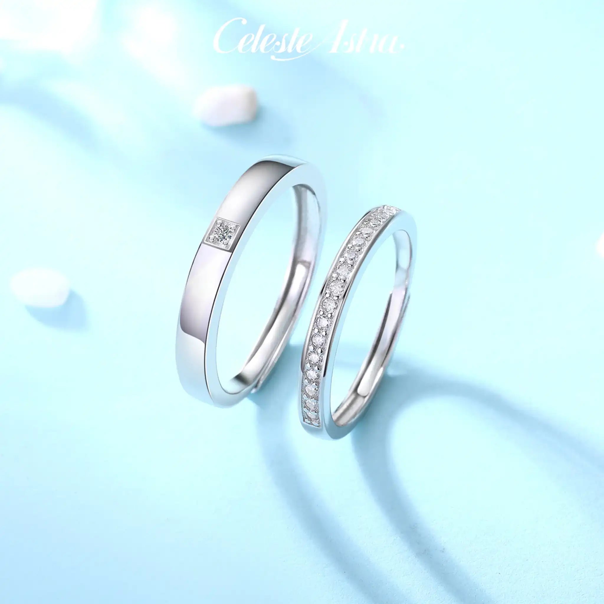 Timeless-Moissanite-Sterling-Silver-Couple-Ring-R12