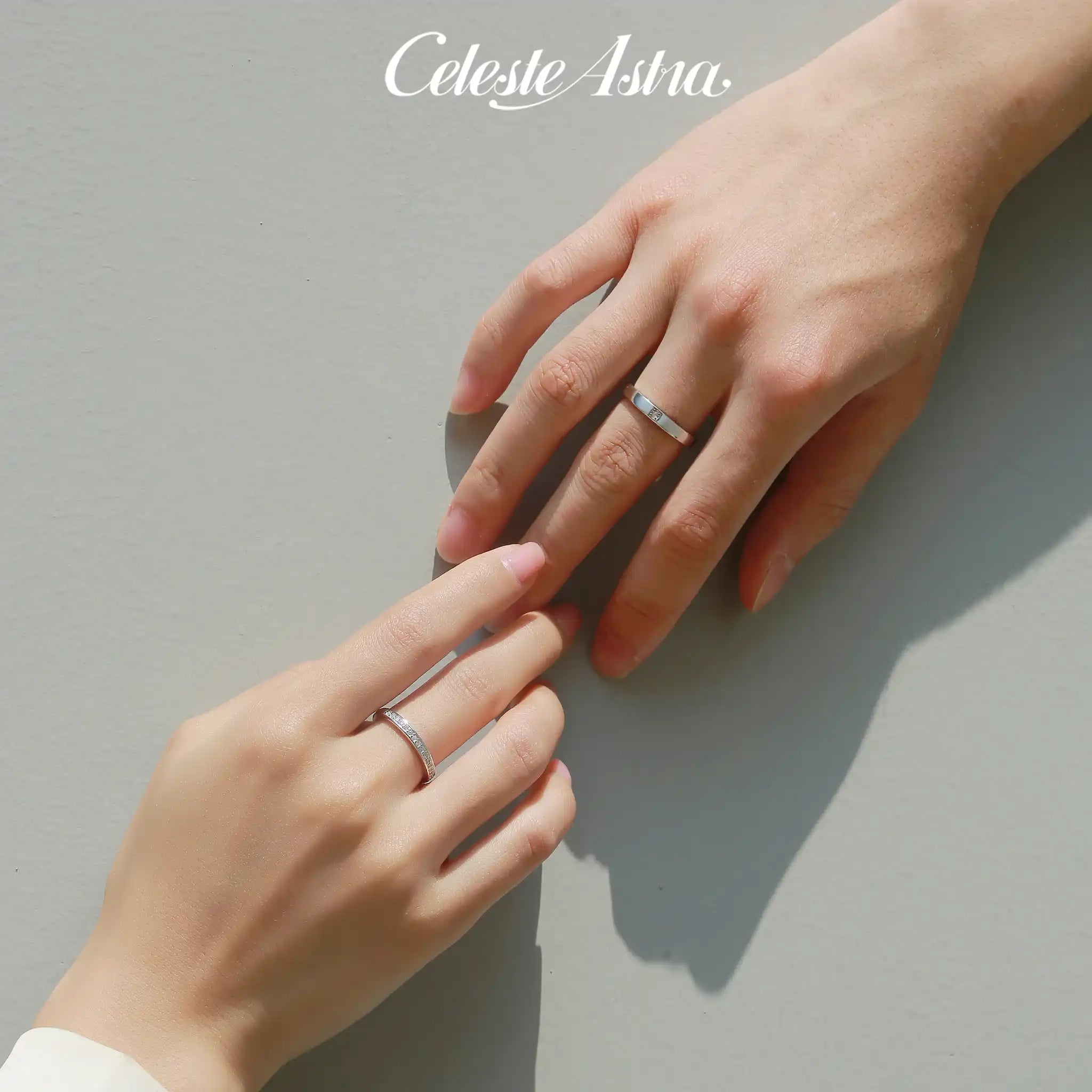 Timeless-Moissanite-Sterling-Silver-Couple-Ring-R12